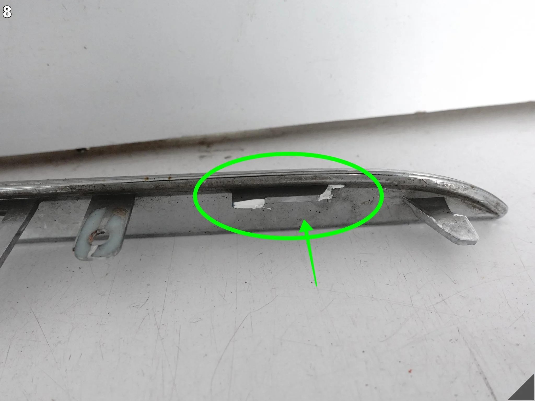 BMW 7 G11 G12 ZWYKŁY BASIC 15-19 LISTWA CHROM W ZDERZAK PRAWA TYŁ 7365560 fa51f9868a300e6ab3e8bcc6de01ed7a