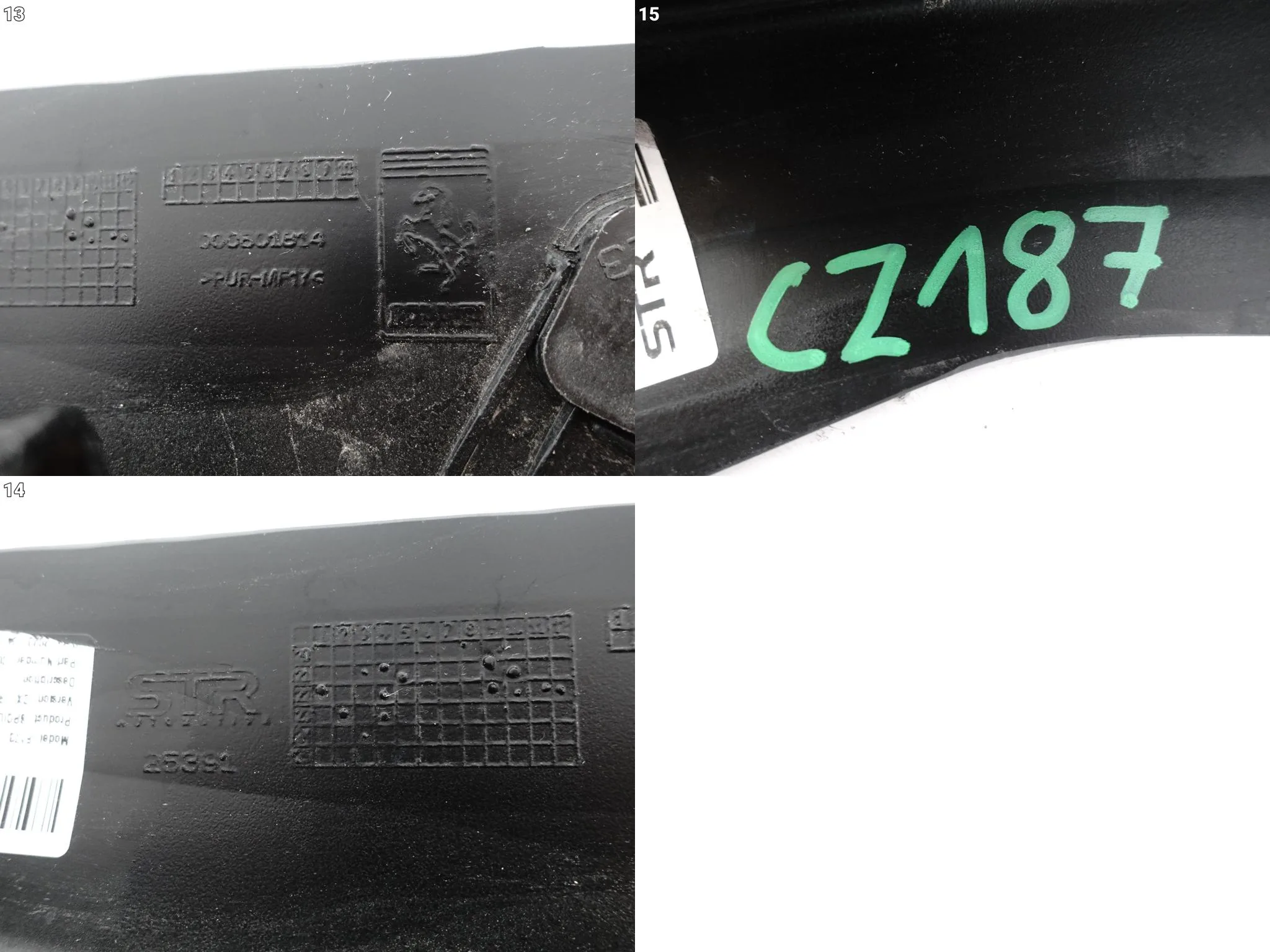 FERRARI SF90 F173 Stradale / Spider 19-24 SPOILER SPLITTER PRAWY PRZÓD 48a5a5a2828080c9b702941724239558