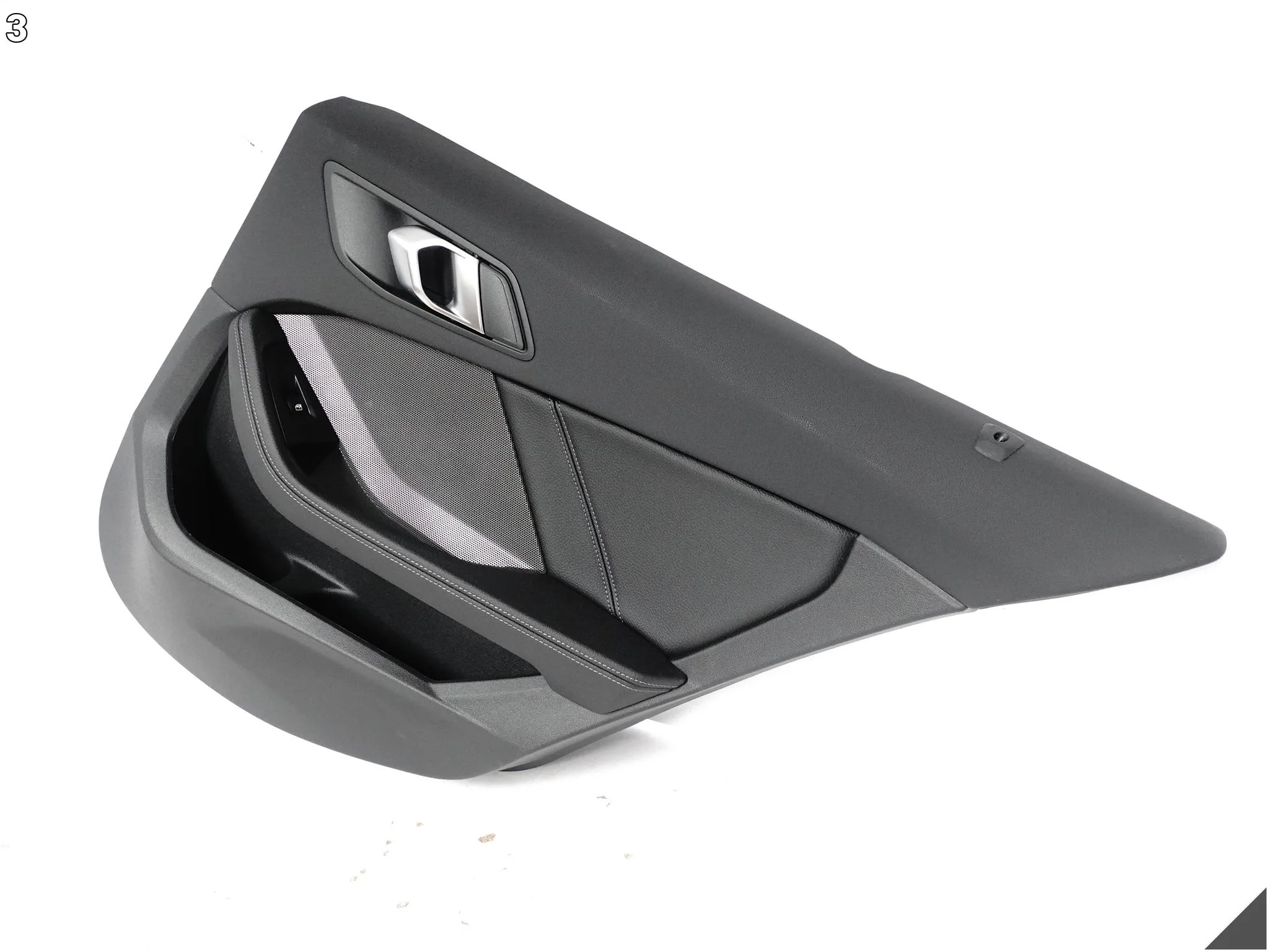 BMW 1 F40 19-24 TAPICERKA POSZYCIE + KLAMKA GŁOŚNIK DRZWI TYŁ PRAWA SKÓRA d8d88f6634d7c60d306b14724b4c49b9