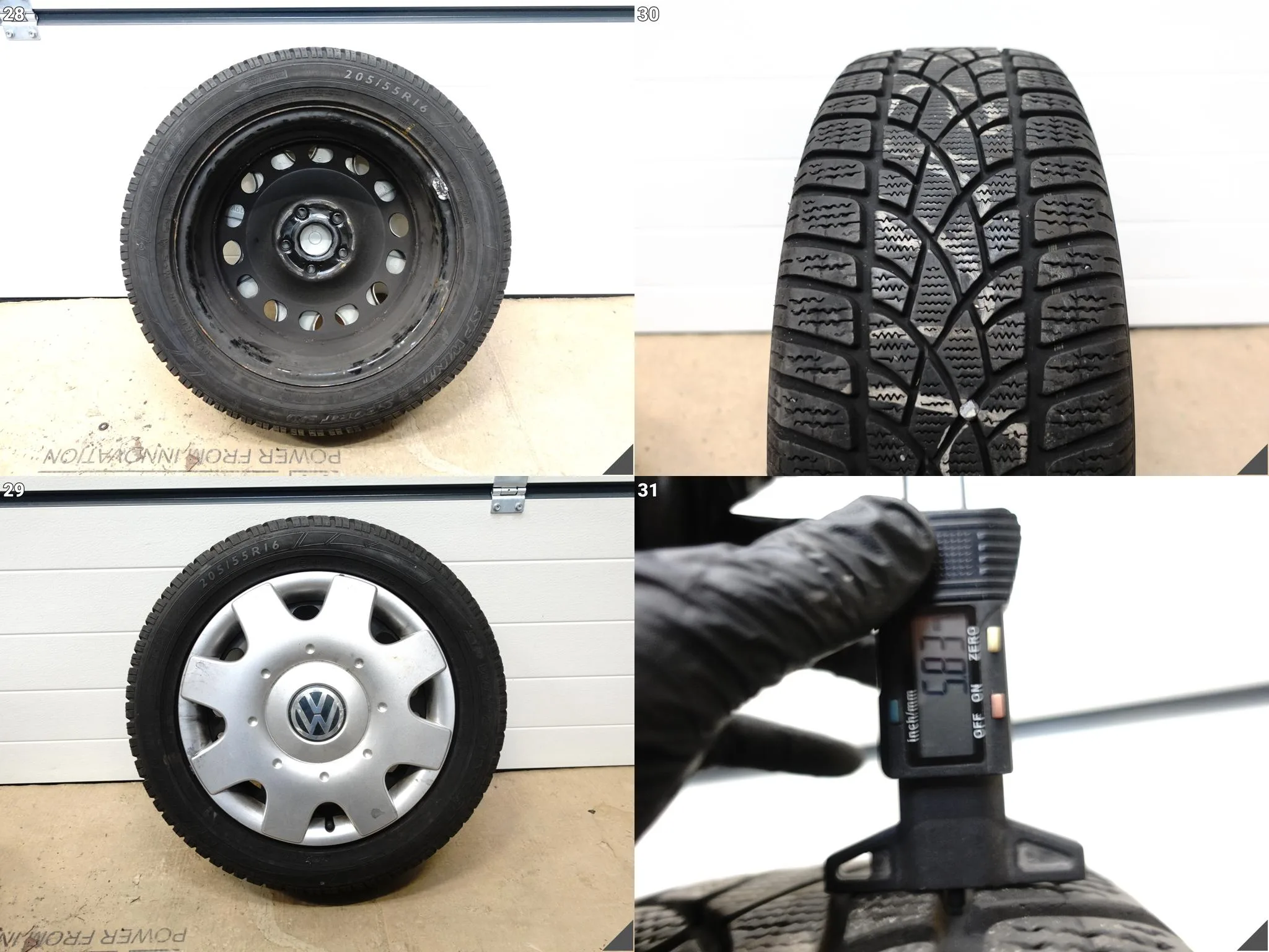 AUDI A3 8P0 GOLF FELGI STALOWE + KOŁOPAKI 205/55 2011 ROK DUNLOP 6Jx16 ET50 618e4cf7b2824b21dc3451adc0c3e0ec