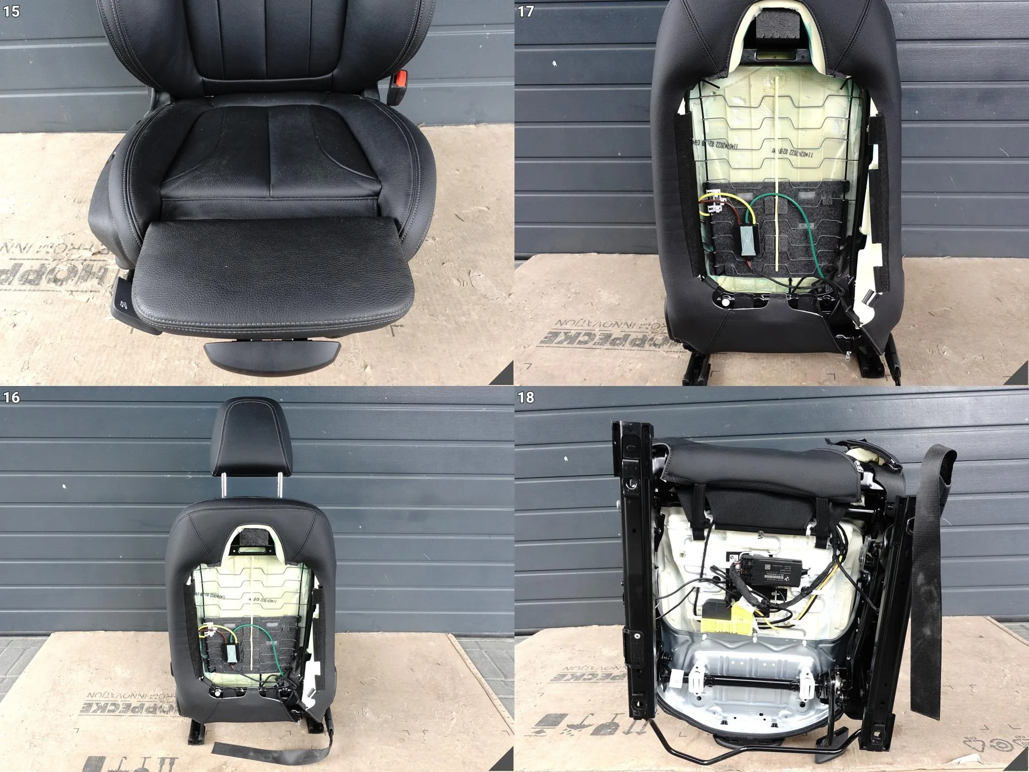 BMW 1 F40 19-24 KOMPLET FOTELI KANAPA PRZÓD TYŁ SKÓRA DAKOTA PERFOROWANA EU 719ea31daec2f10e1a4ec784e0855586