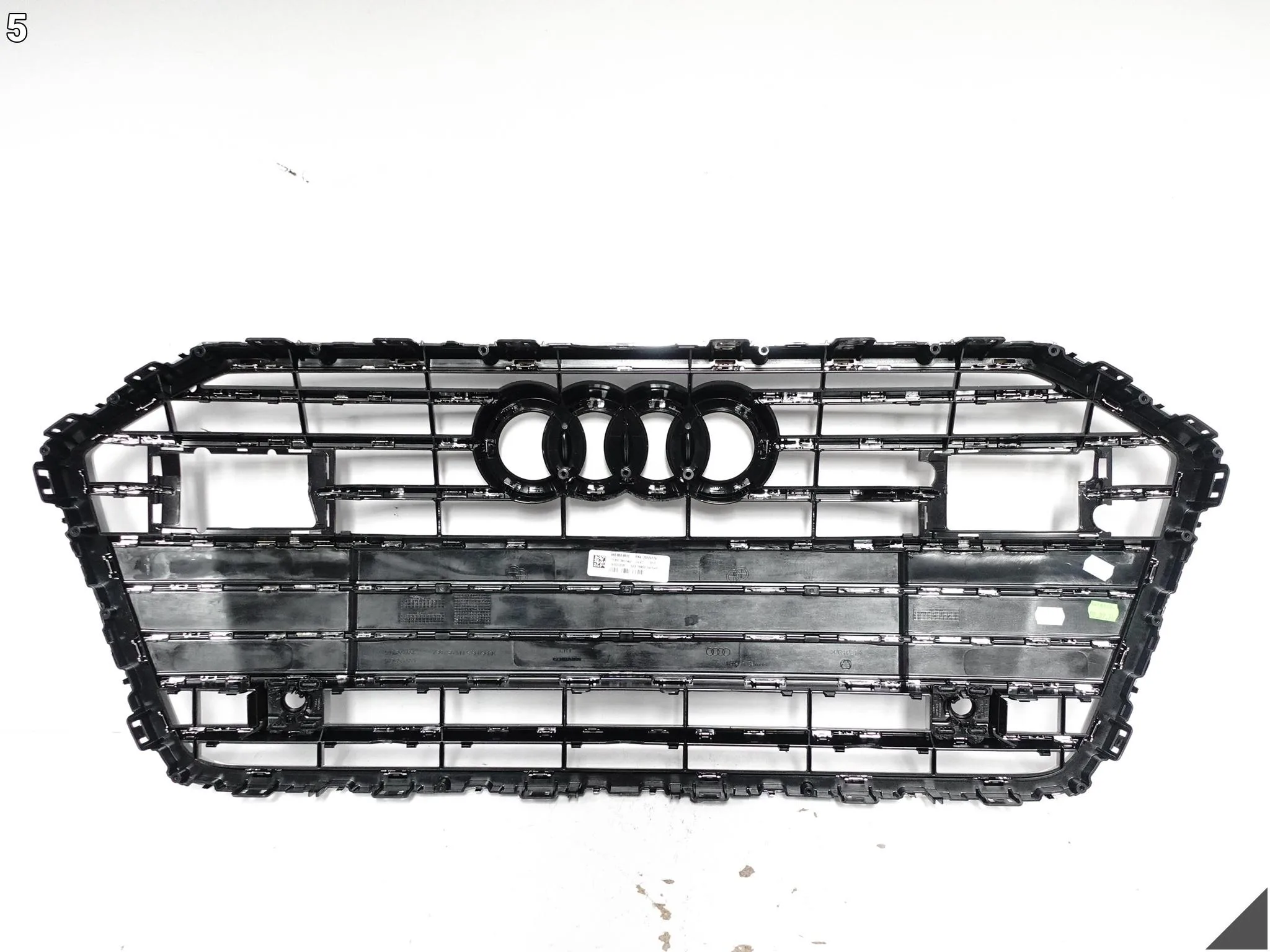 AUDI A6 S-LINE C8 4K0 18-23 GRILL ATRAPA KRATKA WLOT W ZDERZAK PRZÓD CHROM 23b51fafd0c822a346a854a6759e1ddb