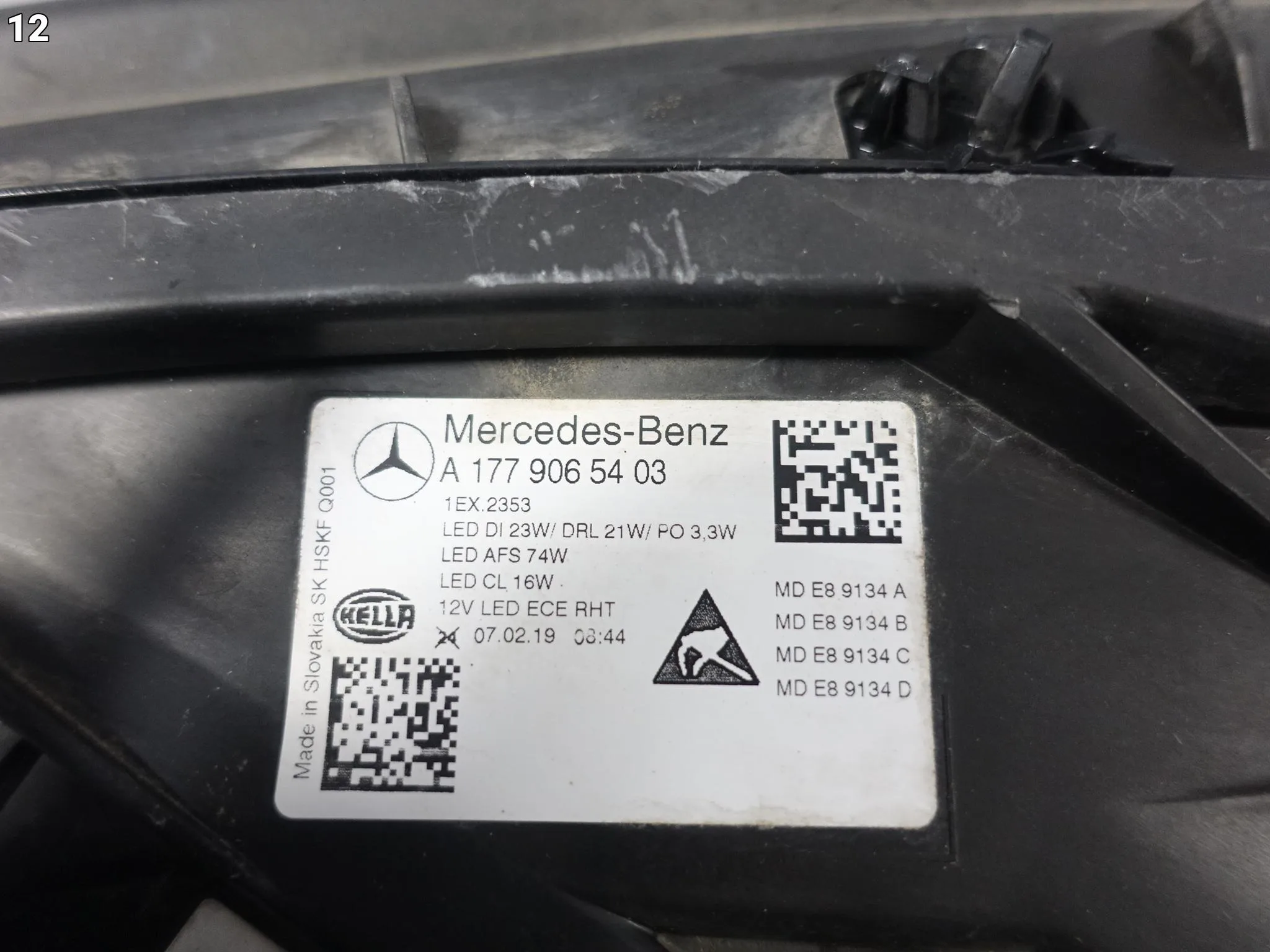 MERCEDES A-KLASA W177 18-23 LAMPA FULL LED MULTIBEAM PRAWA PRZÓD EUROPA 11171cee4135b7111c2ee65029b8e0bd