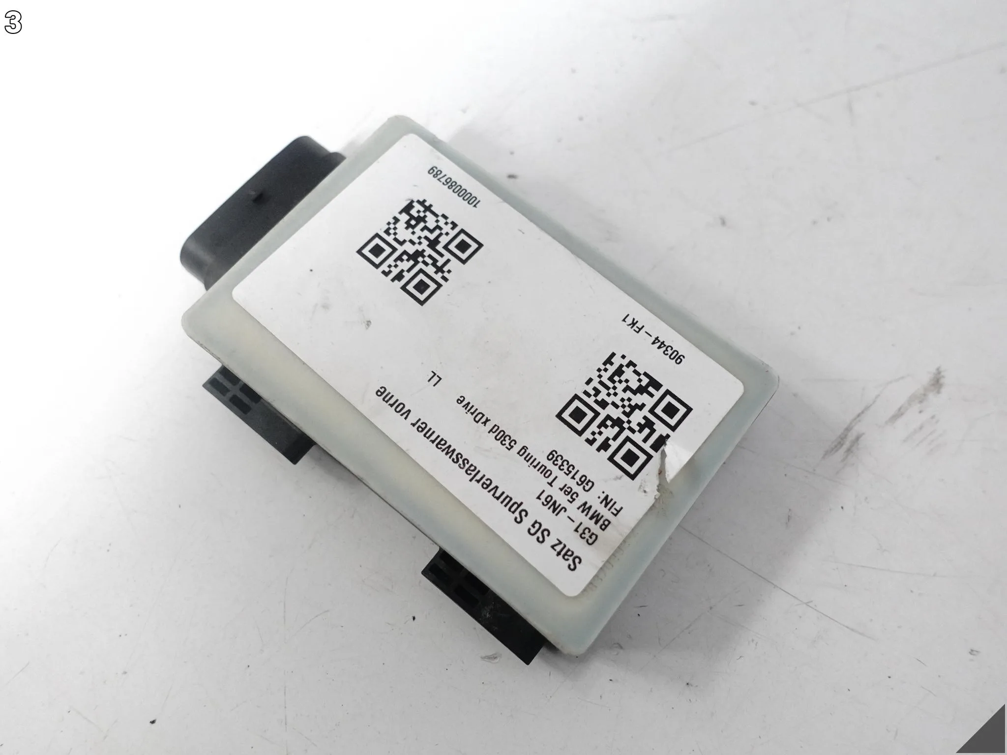 BMW 5 G31 G32 M5 F90 7 G11 G12 X3 G01 X4 G02 MODUŁ RADAR CZUJNIK PASA RUCHU 0557af312b92df8248f6ccc94109ed3f