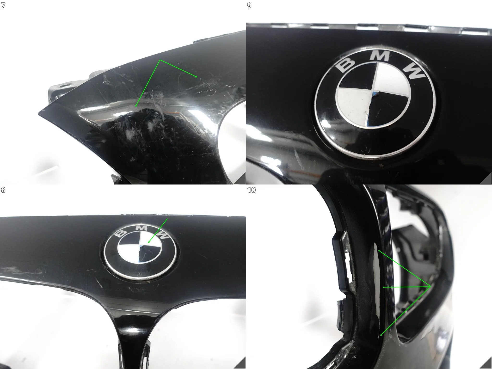 BMW M6 F13 F12 F06 M-POWER LCI 12-19 ZDERZAK PRZÓD (SPRYSKI 4xPDC KAMERY) a56776ca89d9838d908b06929fbacc62