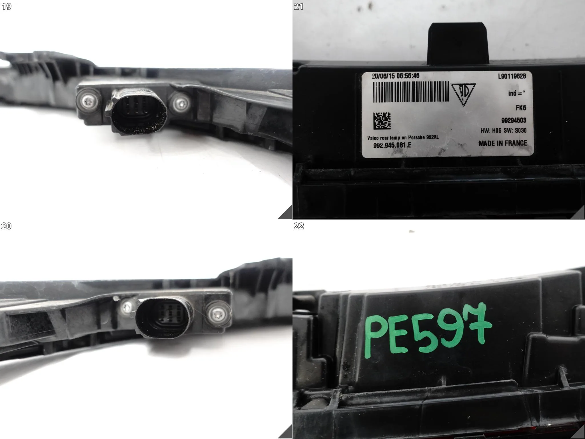 PORSCHE 911 992 19- LAMPA LED LISTWA BLENDA W KLAPĘ TYŁ EUROPA CZERWONA 7935192c586f75d79fd8904f8cebd7b6