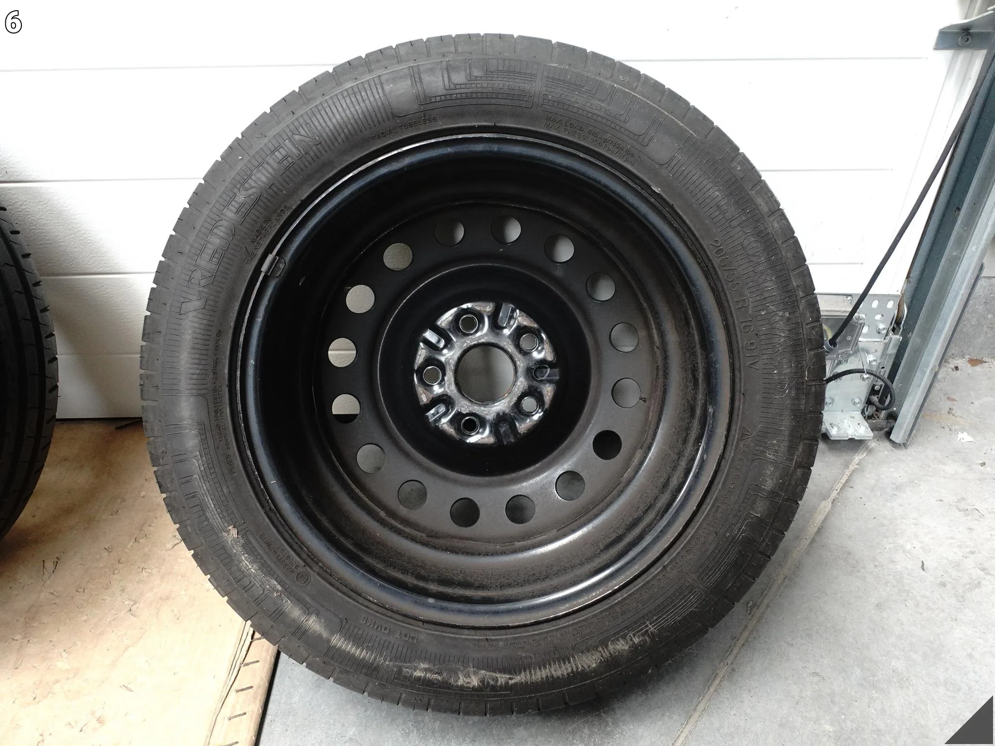VW AUDI SEAT FELGI STALOWE 6,5×16 ET45 OPONY VREDESTEIN 205/55 6,9MM 2016r 7a151d9d23897f8021de8088cae2b2bd
