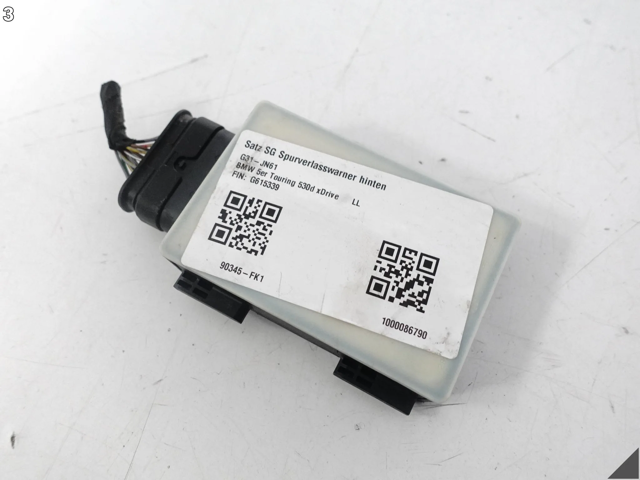 BMW 5 G31 G32 M5 F90 7 G11 G12 X3 G01 X4 G02 MODUŁ RADAR CZUJNIK PASA RUCHU 40bf02006db64182bf84c0f0156e2047