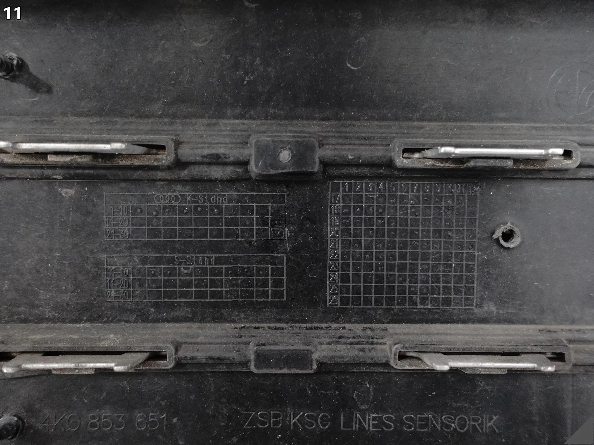 AUDI A6 S-LINE C8 4K0 18-23 GRILL ATRAPA KRATKA WLOT W ZDERZAK PRZÓD CHROM 1ba252b5066025c210ff933eeb3f9b87