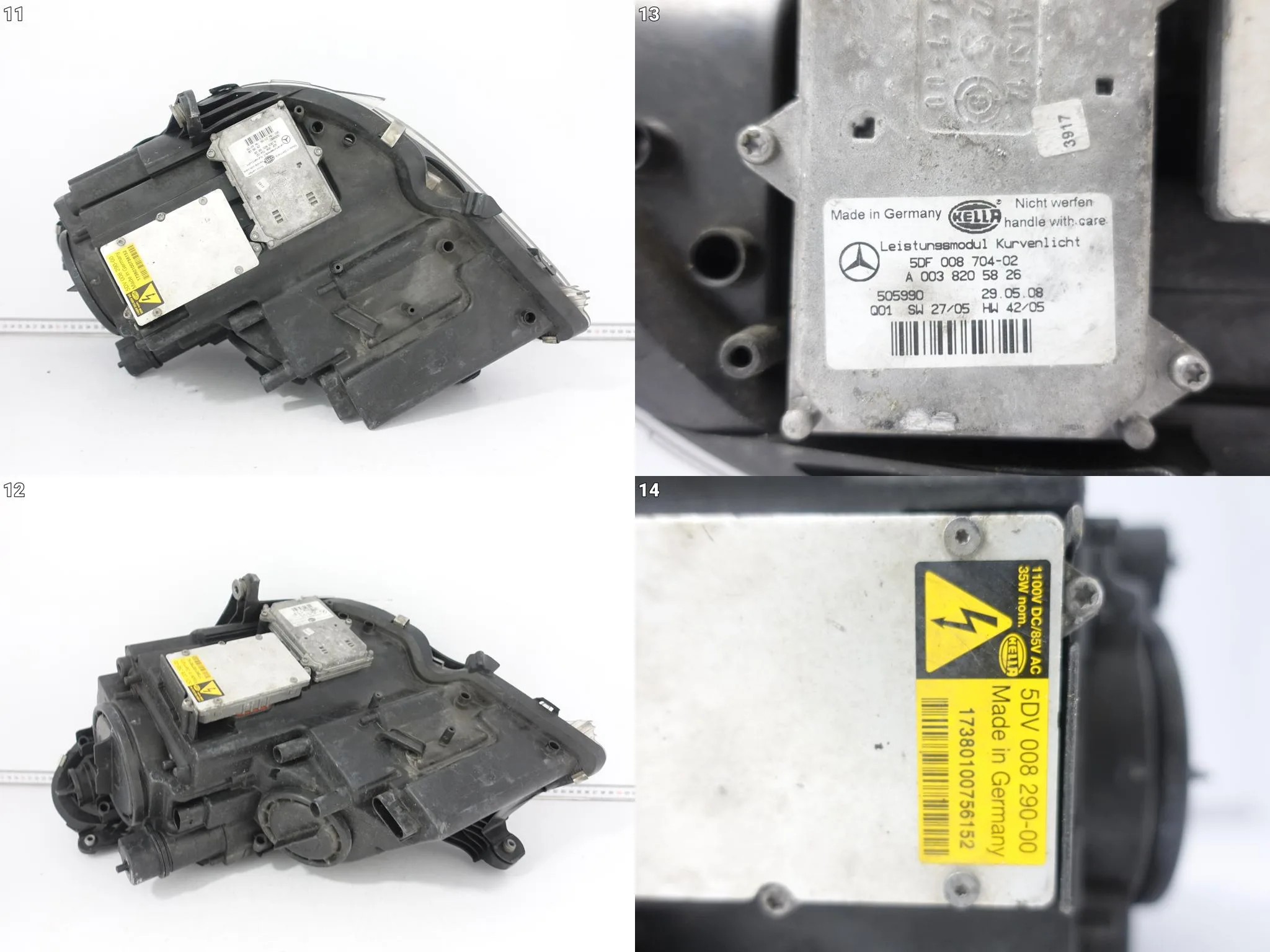 MERCEDES CLS C219 W219 04-10 XENON LAMPA PRAWA PRZÓD MODUŁY EUROPA 71a290329a8b6fad0ba6494d35637df6