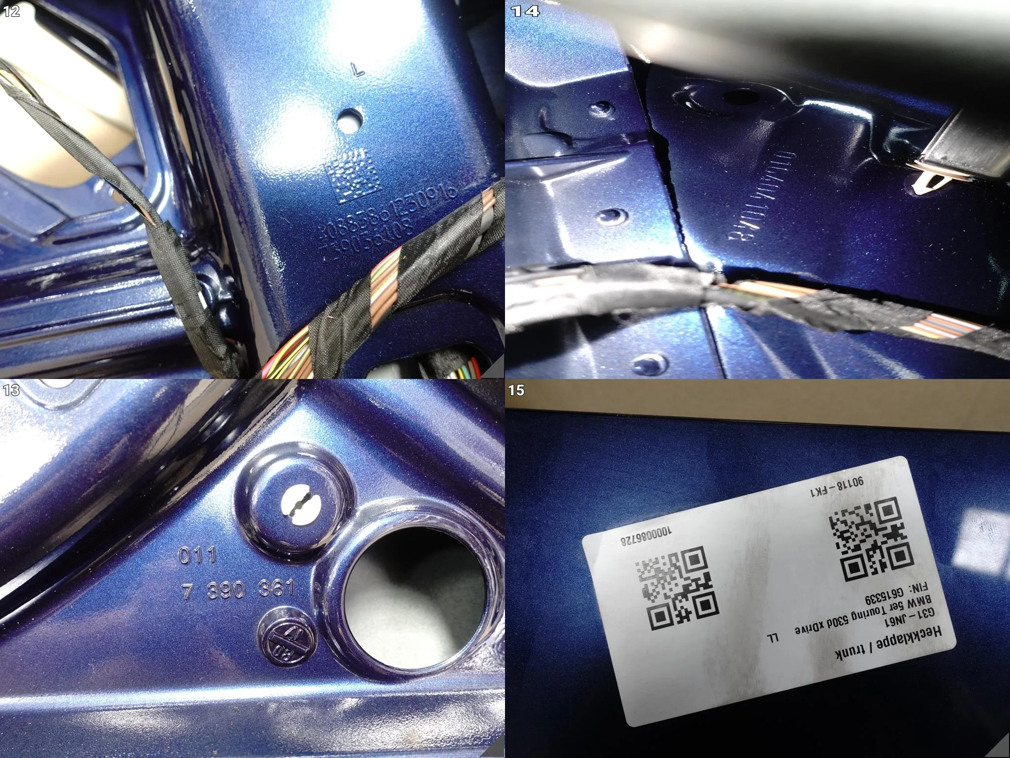 BMW 5 G31 TOURING LIFT 17-23 KLAPA BAGAŻNIKA + SZYBA KAMERA LOTKA TYŁ C10 6074d5bff2e401067b3323e68d941f83