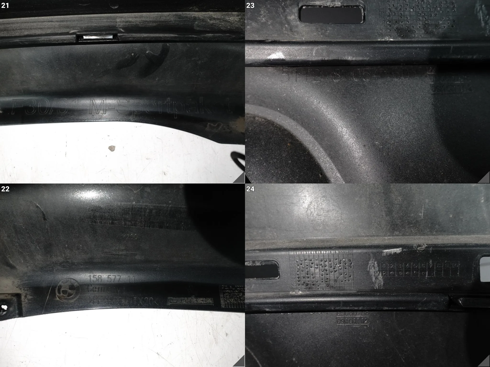 BMW 3 F31 KOMBI TOURING M-PAKIET MSP LIFT LCI 11-18 ZDERZAK TYŁ (6xPDC) 0266dc9d2f73d41a7dd78bc12f6bcc72