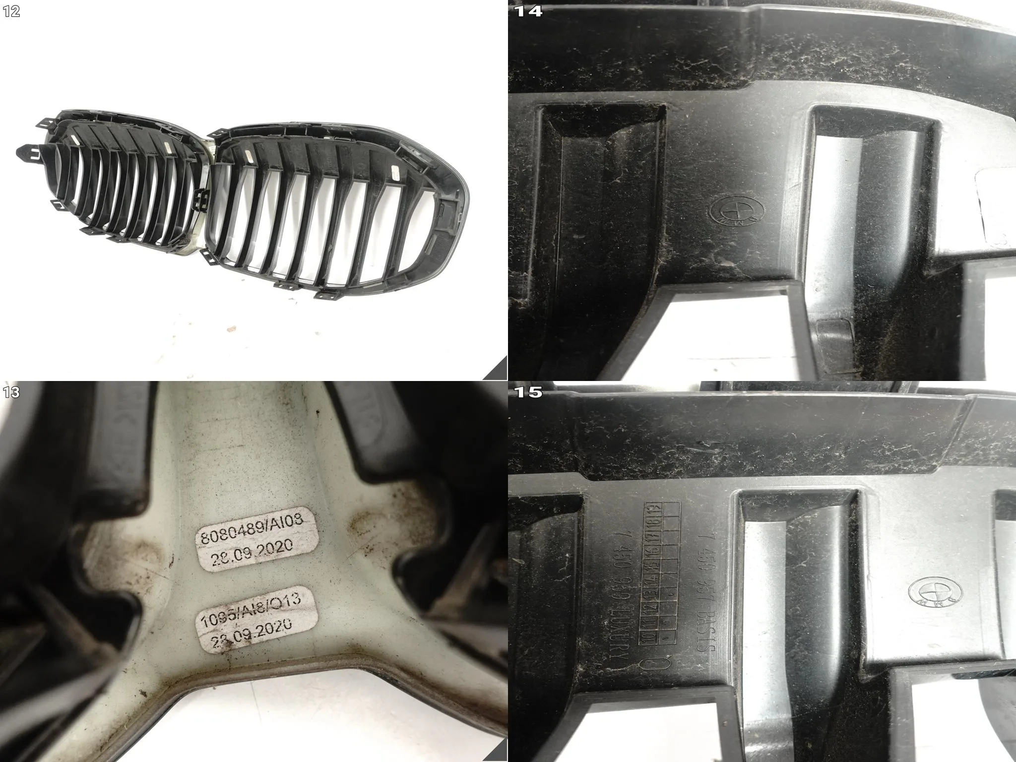 BMW 1 F40 19-24 GRILL ATRAPA WLOT NERKI KRATKA W ZDERZAK PRZÓD SHADOWLINE f22b0314f6dd171d8e3974cd762b9f66