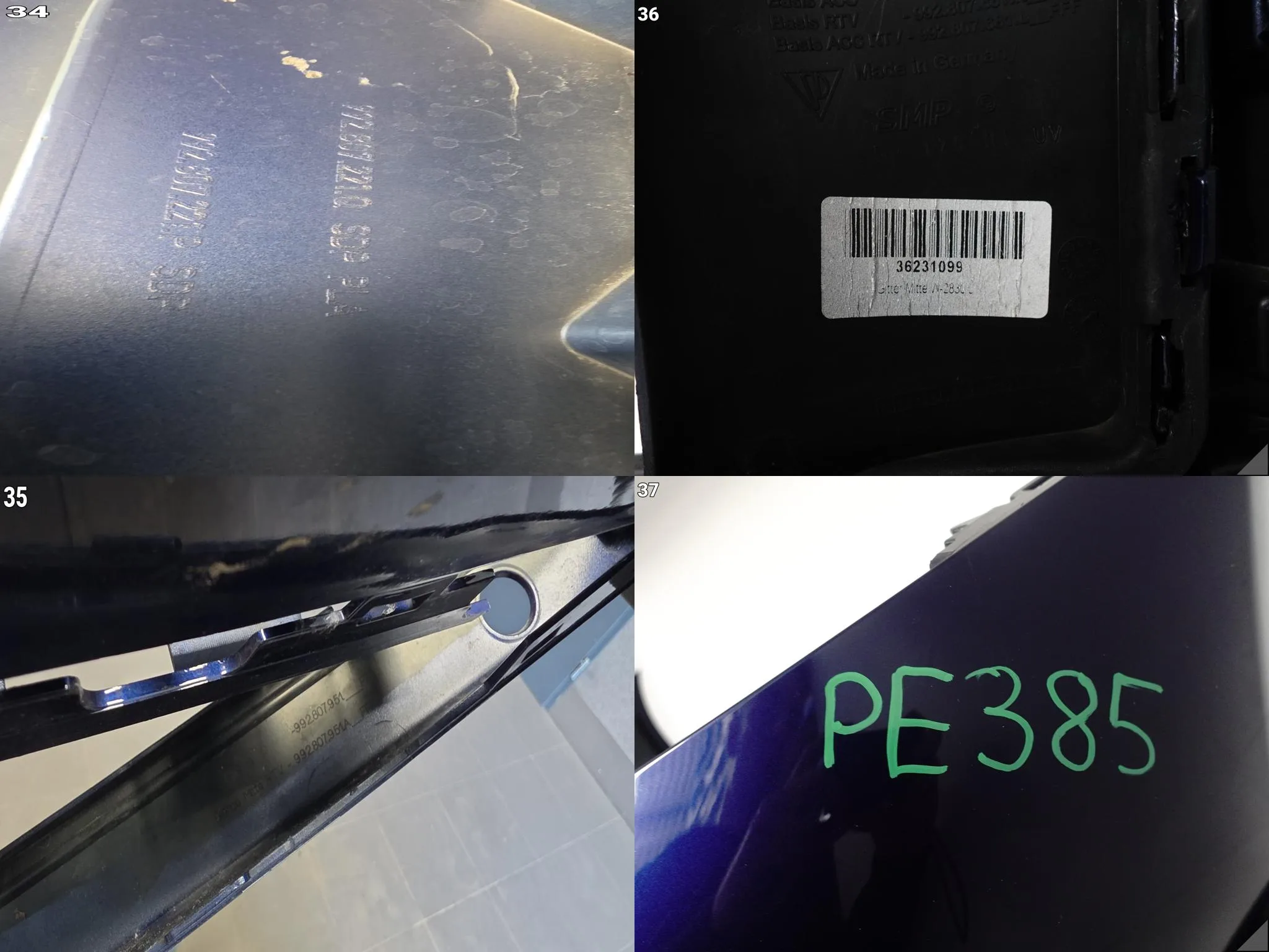 PORSCHE 911 992 TURBO S SPORT DESIGN 20- ZDERZAK PRZÓD + SPOILER BLENDA a1e3fa05e836ced014b28f2cdc9d1f06