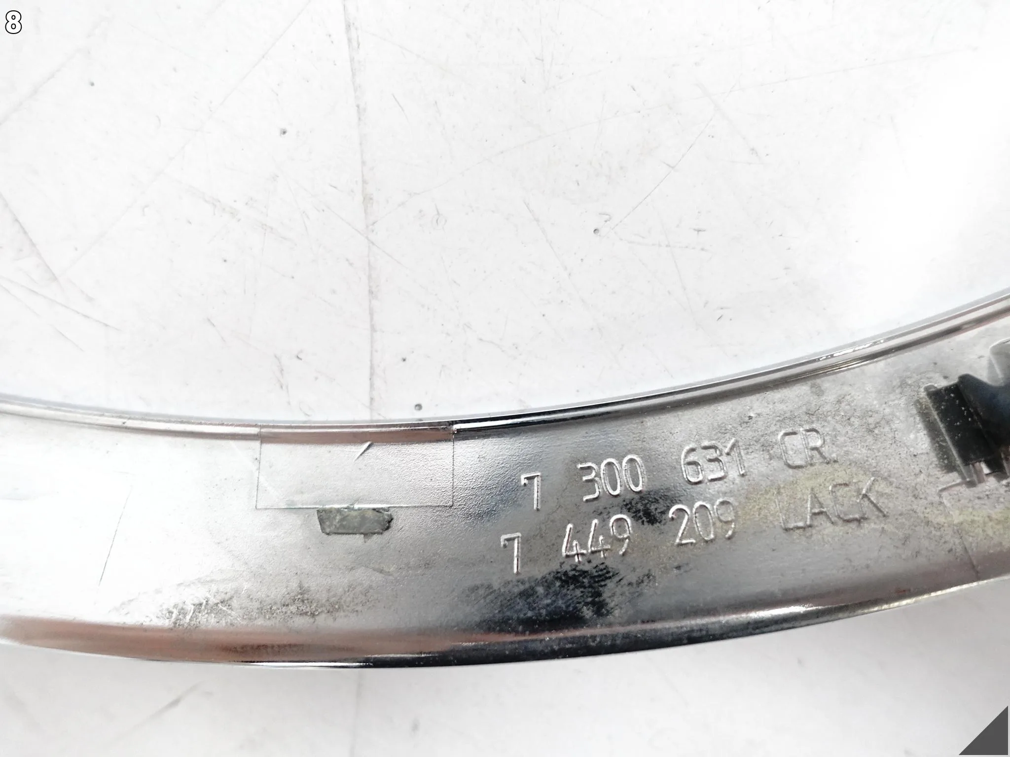 MINI COOPER F55 F56 F57 13-24 RAMKA LISTWA OSŁONA LAMPY CHROM LEWA PRZÓD 1fc38e85b1c1c6c95a988c925d61687a