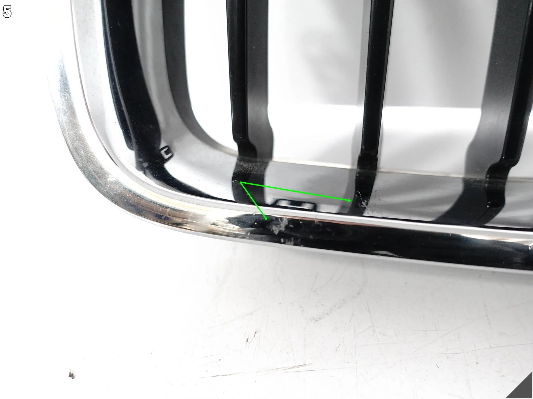 BMW 3 F30 F31 M-PAKIET MSP LCI 11-18 NERKA GRILL ATRAPA ZDERZAK PRZÓD LEWA 9e73954484c258417b500f65a26b7e87