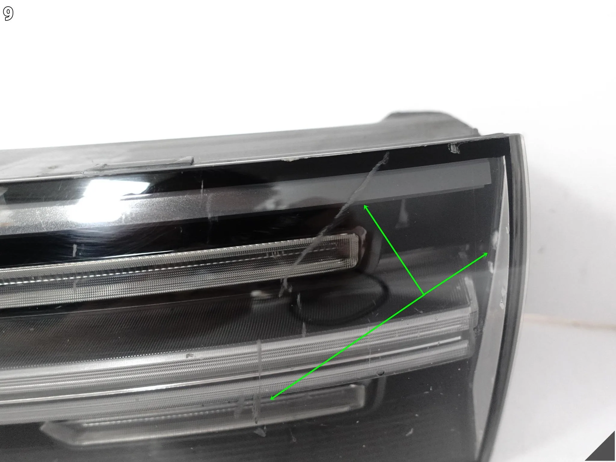 PORSCHE CAYENNE III E3 9Y0 18- LAMPA LED BLENDA KLAPA POKRYWA TYŁ EU CIEMNA f6179033b840bd104d9a5a6c42b708fb