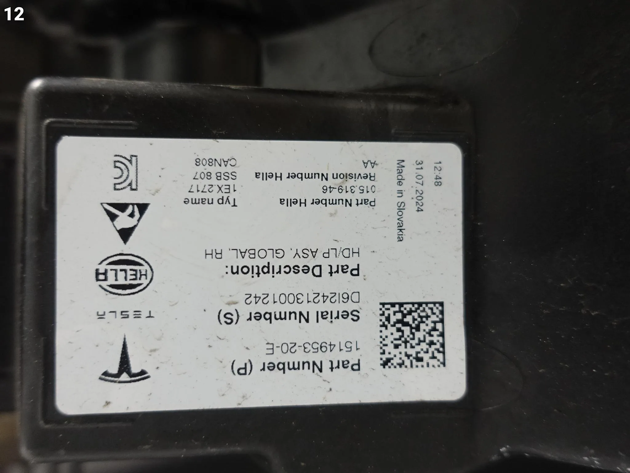 TESLA MODEL 3 LIFT Y 20-24 FULL LED LAMPA + MODUŁ PRZÓD PRAWA EUROPA 1148171b94fa07aba4b99dc232d53afa