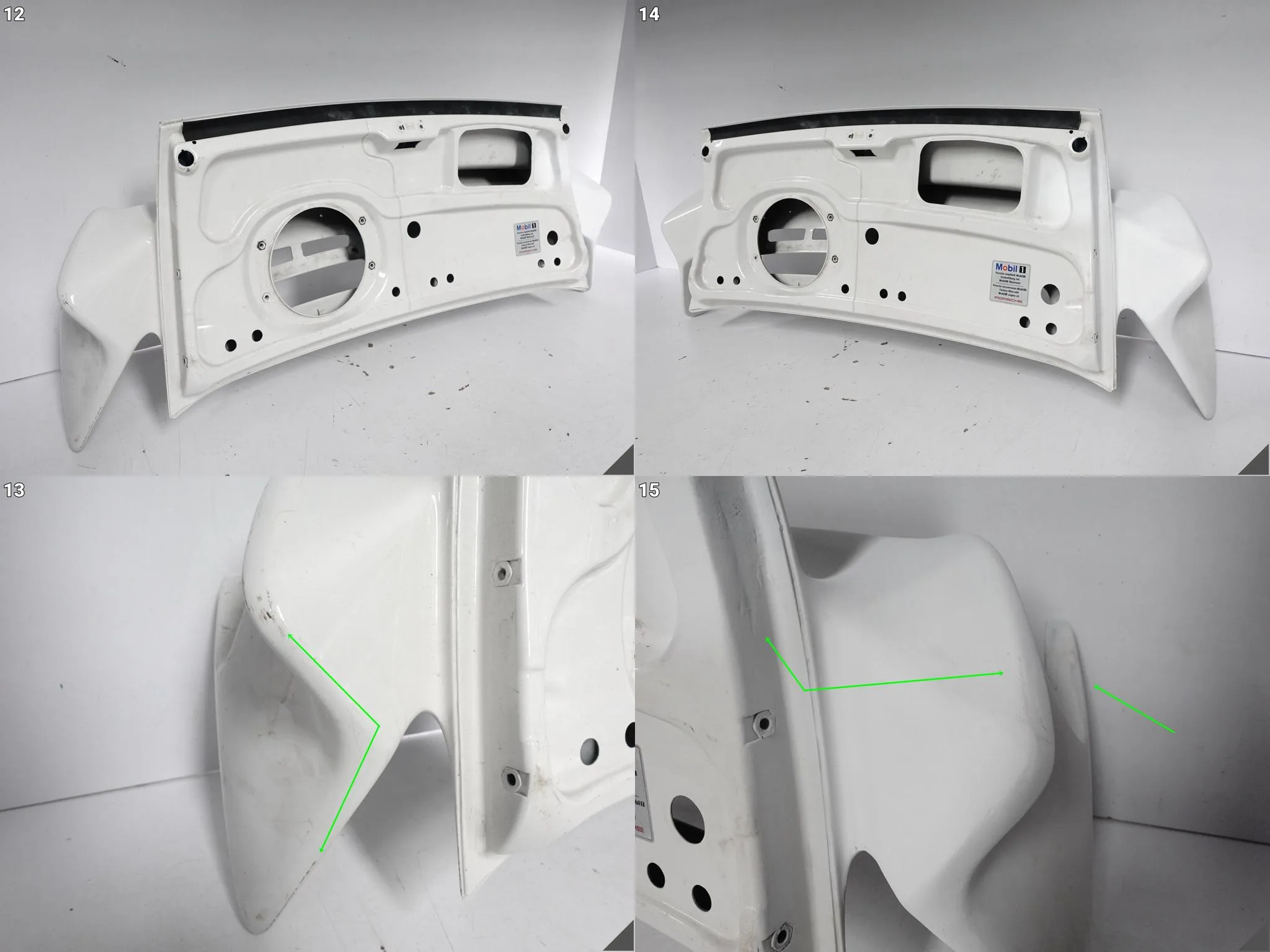 PORSCHE 911 997 997.1 MK1 GT3 07-09 POKRYWA SILNIKA SPOILER LOTKA TYŁ 27735e6e5483718b67a8c4858b170803