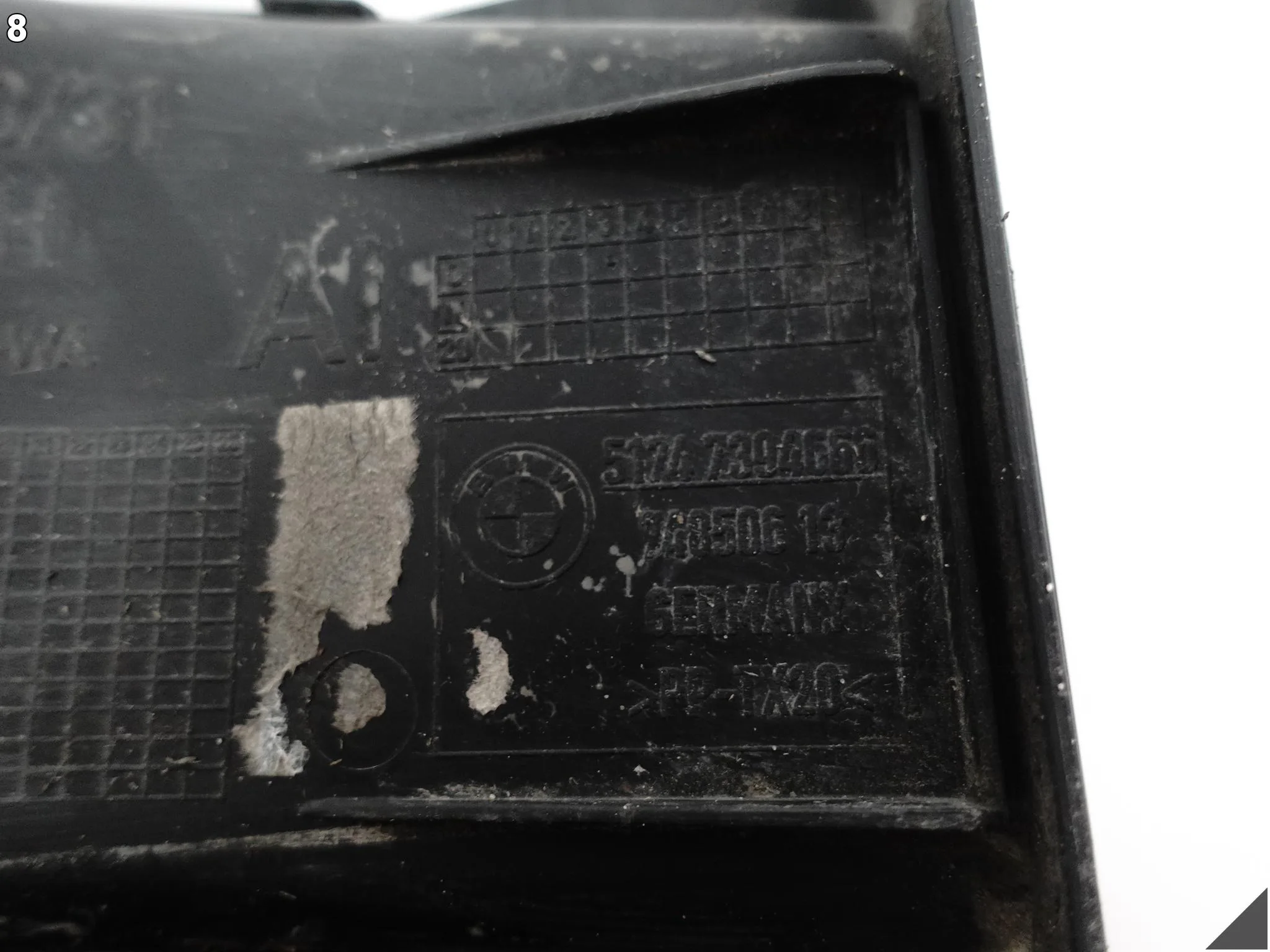 BMW 5 G31 G30 M5 F90 M8 F91 F92 KANAŁ POWIETRZA CHŁODZENIE HAMULCA PRZÓD R 615f715a9b2dc95bfee5ba00ab714ead
