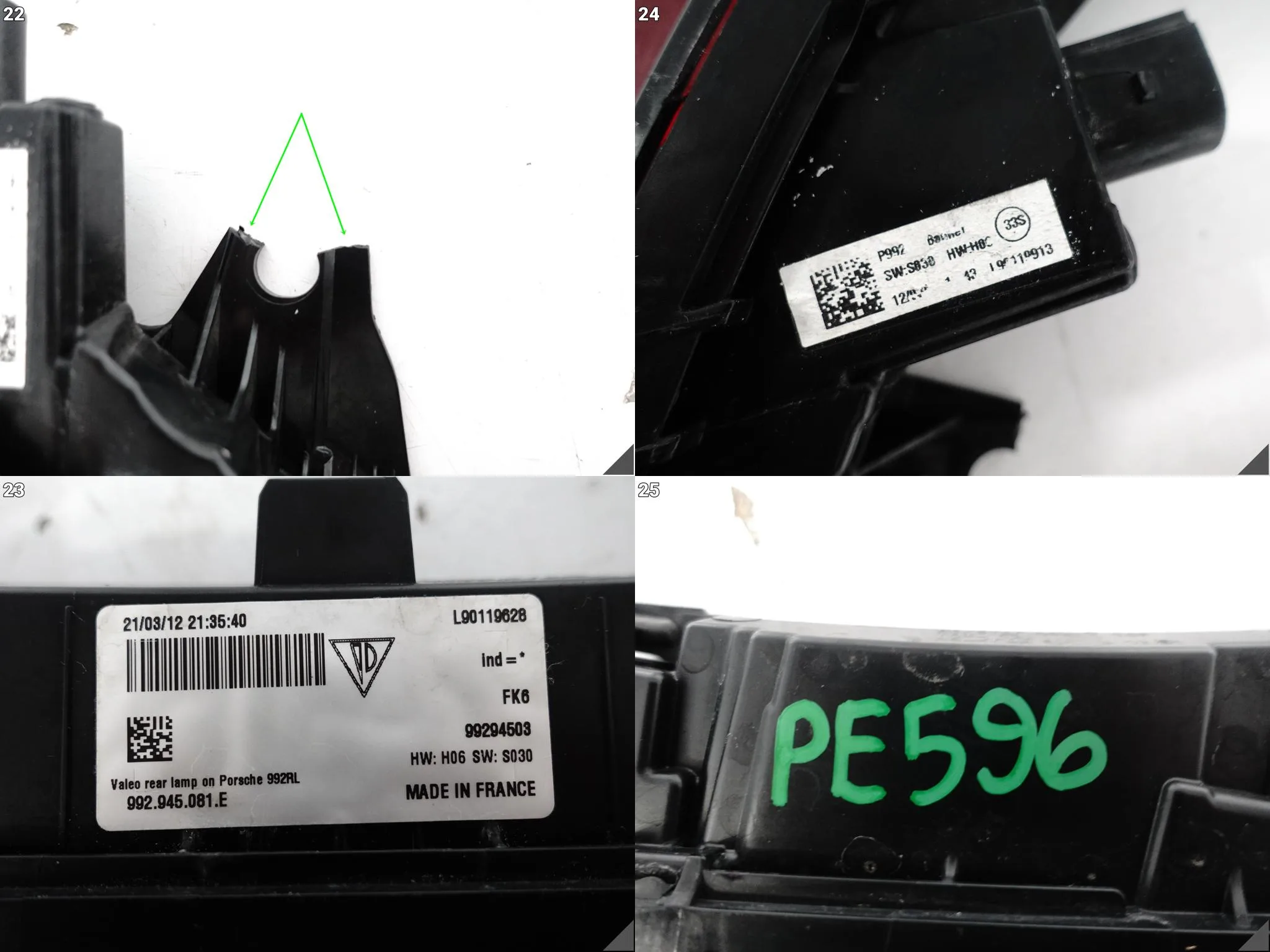 PORSCHE 911 992 19- LAMPA LED LISTWA BLENDA W KLAPĘ TYŁ EUROPA CZERWONA 03958217bba86a5754075da7809cb15f