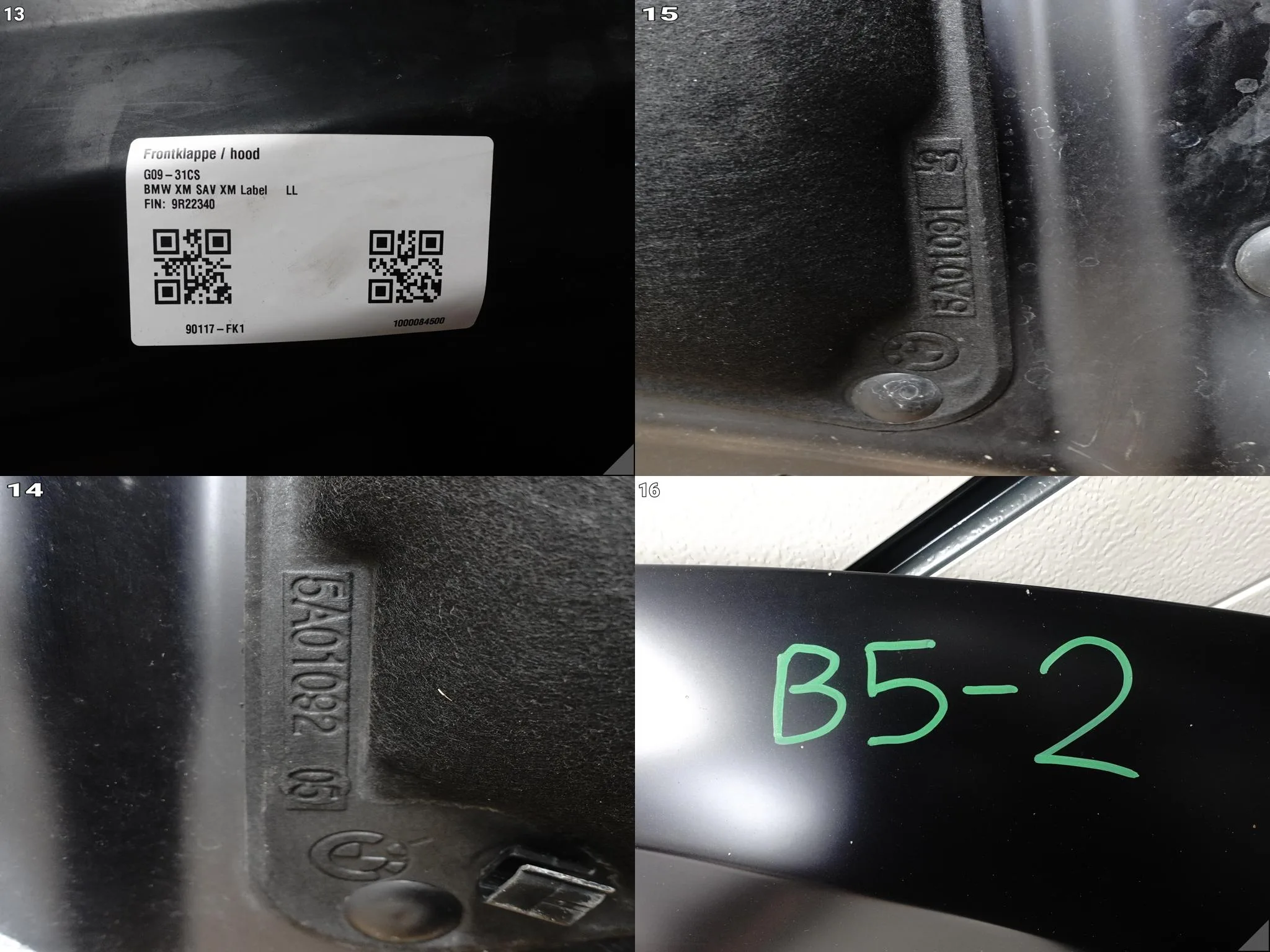 BMW XM G09 XM Label Red 23- MASKA INDIVIDUAL FROZEN CARBON BLACK P95/9 463c6cfcd142afc106a45f141c69ec4a