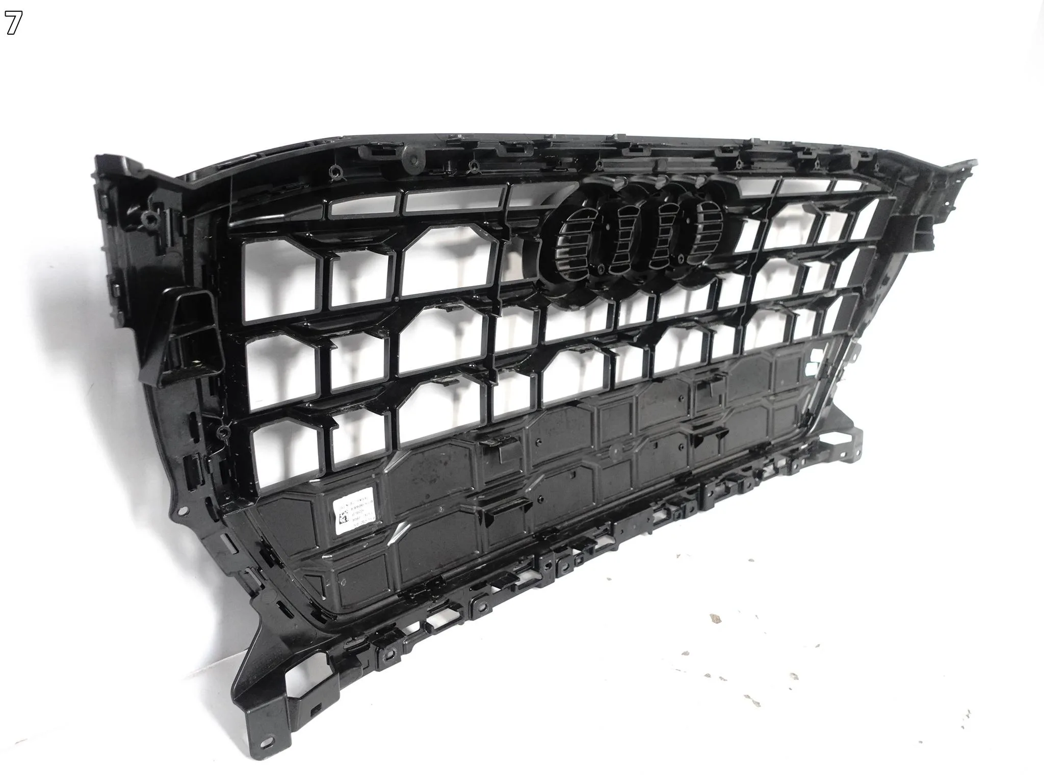 AUDI Q2 81A LIFT FL S-LINE 20-26 GRILL ATRAPA KRATKA W ZDERZAK PRZÓD BLACK 68cddb576fb30d863b5573b8e8f34232