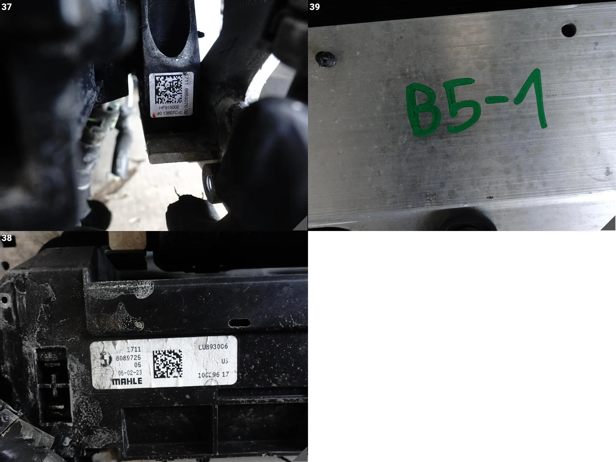 BMW XM G09 XM Label Red 23- WZMOCNIENIE PAS CHŁODNICE WENTYLATOR DEMONTAŻ d41c86177a49cc775f72d174e6395032