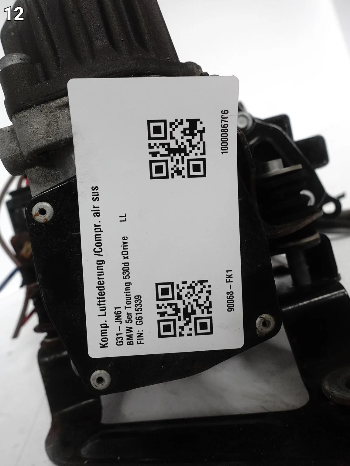 BMW 5 G31 17- KOMPRESOR ZAWIESZENIA PNEUMATYCZNEGO WABCO 2790892 123d5b38ceb98f7c87d6a67d9074233c