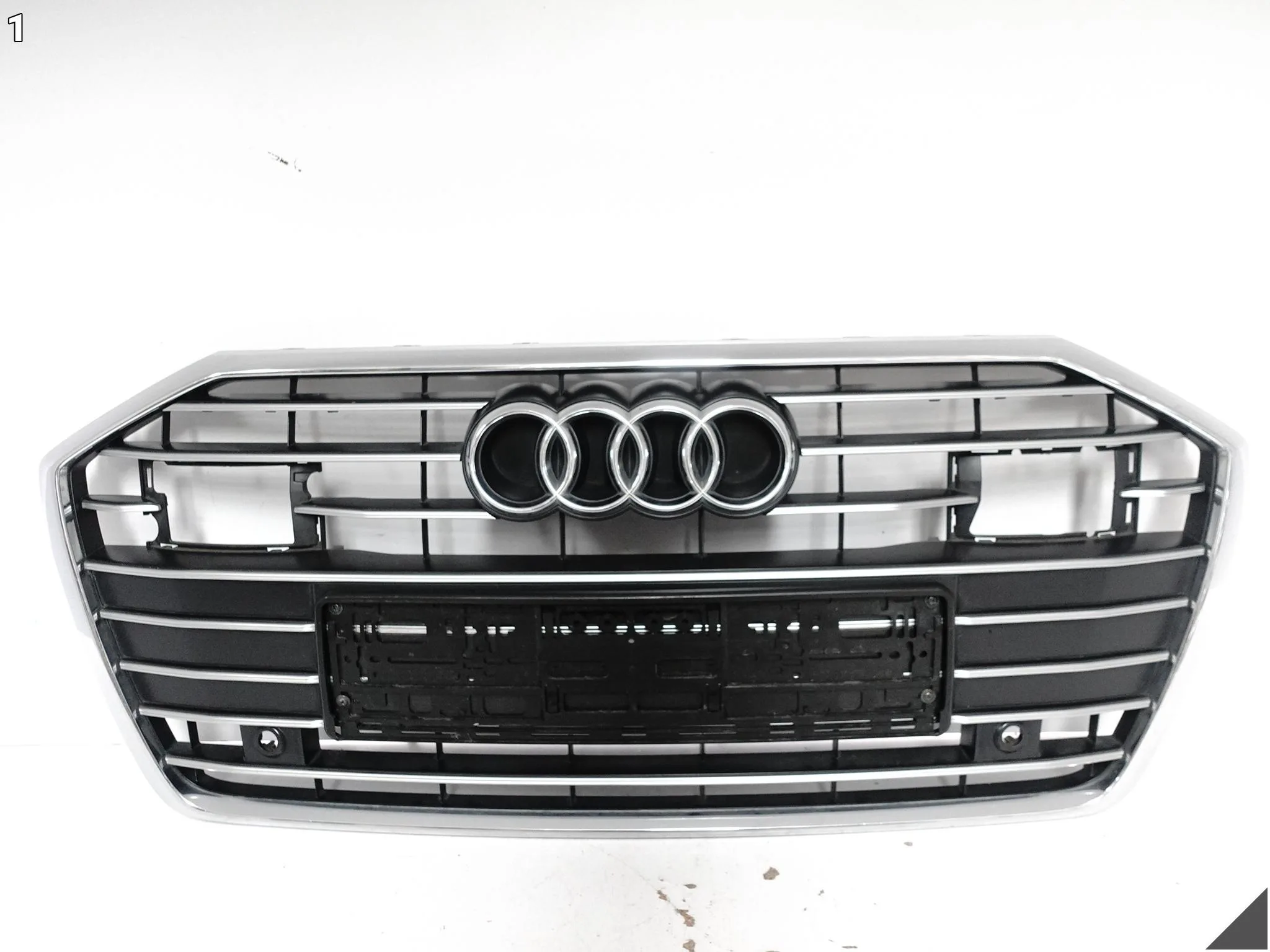 AUDI A6 S-LINE C8 4K0 18-23 GRILL ATRAPA KRATKA WLOT W ZDERZAK PRZÓD CHROM 5658dea6079da2fb1fa4198942369200