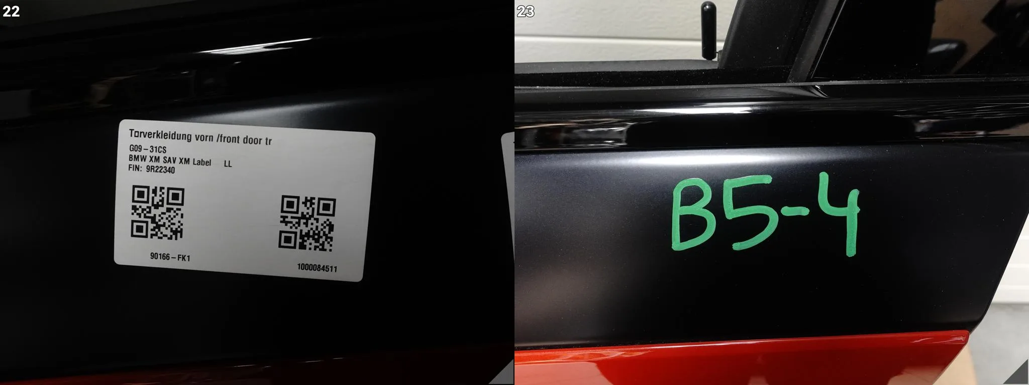 BMW XM G09 XM Label Red 23- DRZWI + SZYBA LISTWY KLAMKA PRZÓD LEWE P95/9 0462316432fd25bb6c91d51ae8c9f829