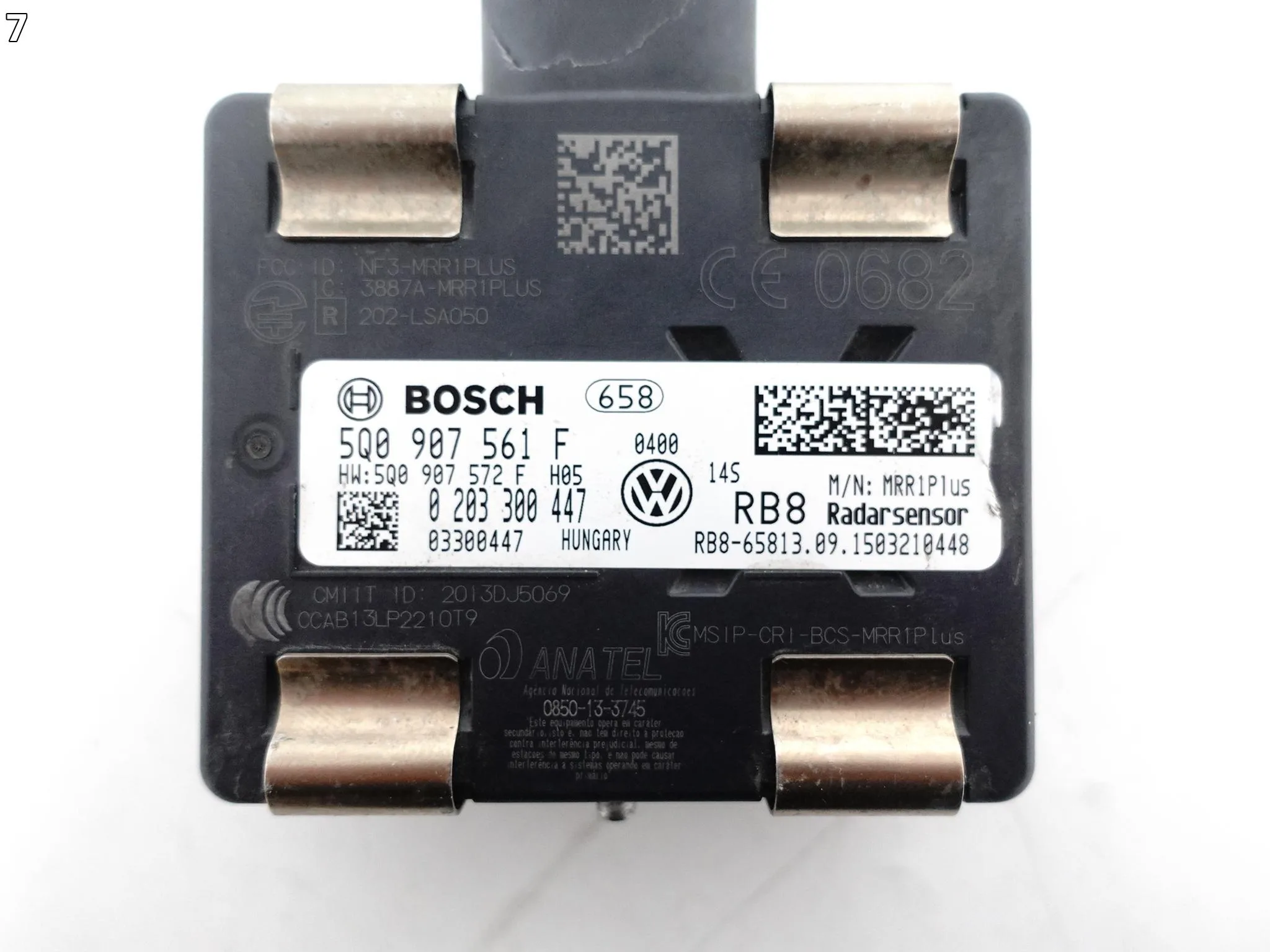 VW GOLF VII 5G0 AUDI A3 8V0 SEAT LEON SKODA RADAR SENSOR CZUJNIK MODUŁ ACC f82ab646edca84ac8b9d6b2717793b1d
