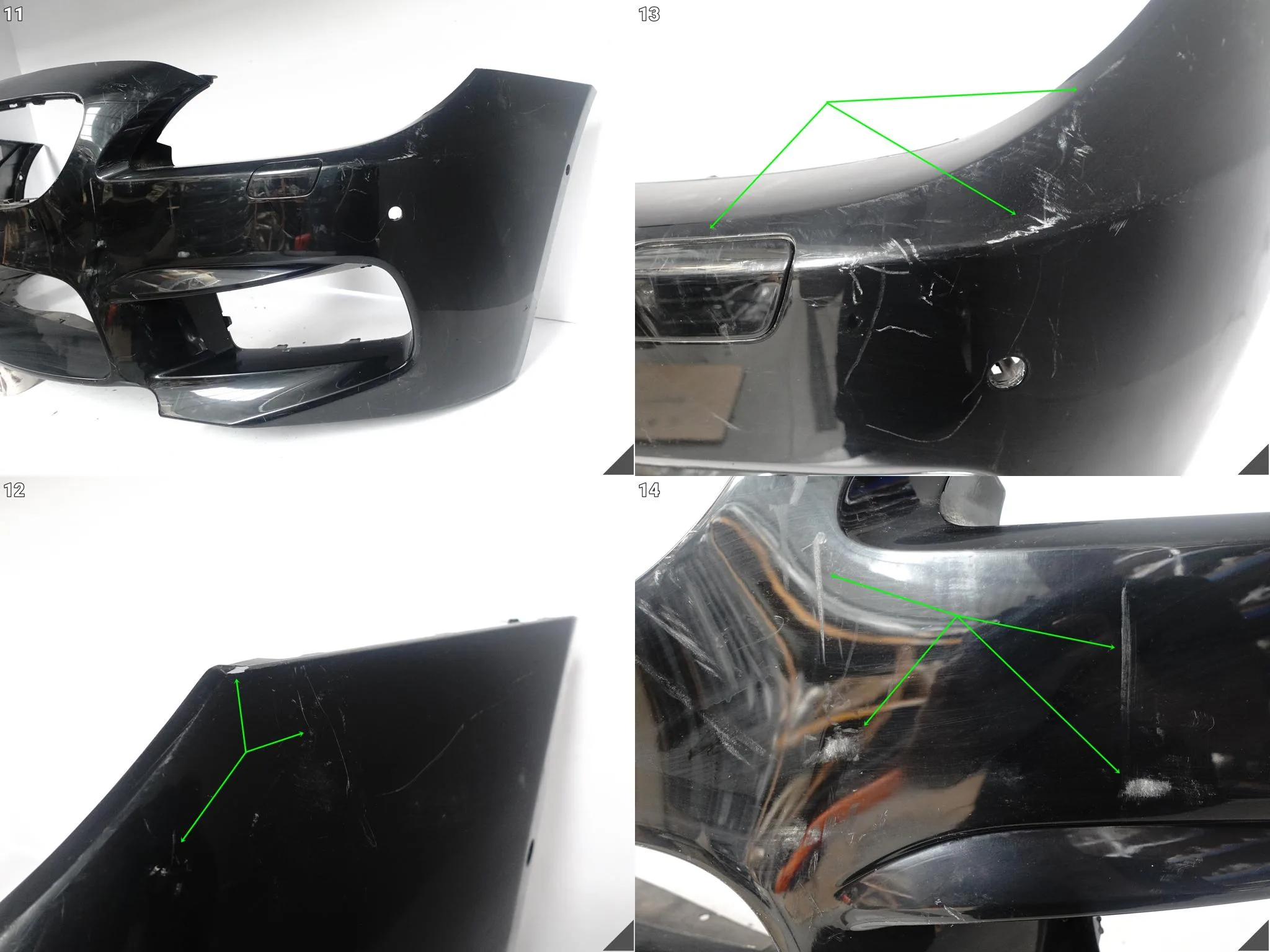 BMW M6 F13 F12 F06 M-POWER LCI 12-19 ZDERZAK PRZÓD (SPRYSKI 4xPDC KAMERY) 3bd72b789578cf78292506876ea2f342