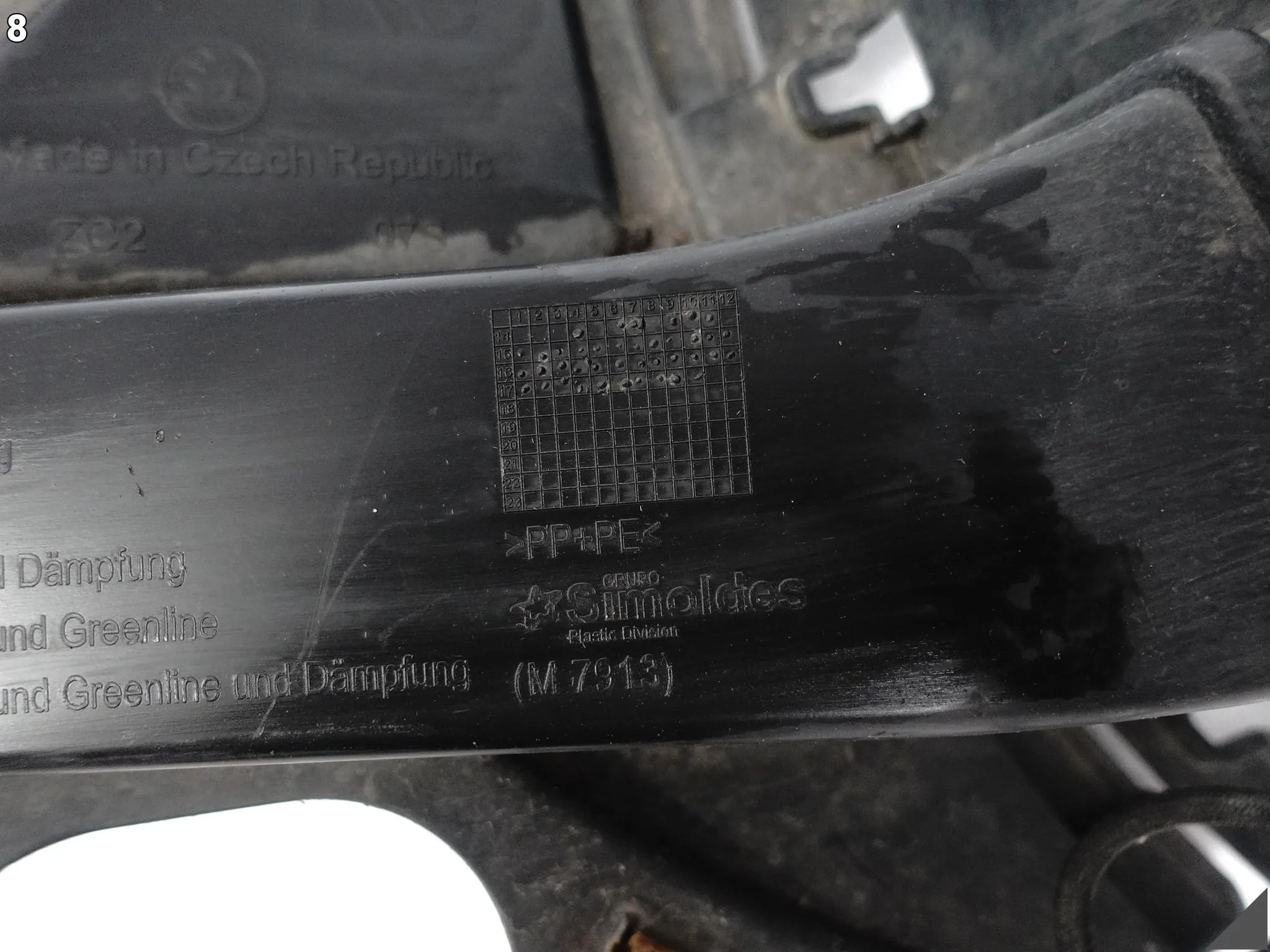 SKODA SUPERB III 3 3V0 15-19 NADKOLE POSZYCIE OSŁONA WNĘKI KOŁA PRAWE PRZÓD 2129c24ab6225bf61865e3b8cf59abc3