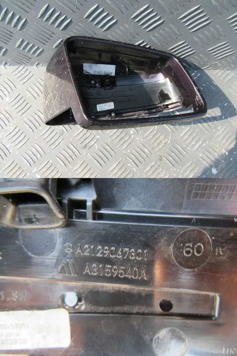 MERCEDES E W212 OBUDOWA LUSTERKA PRAWA A2129067301 72129a4924e88f6b3834ec5b84561e78