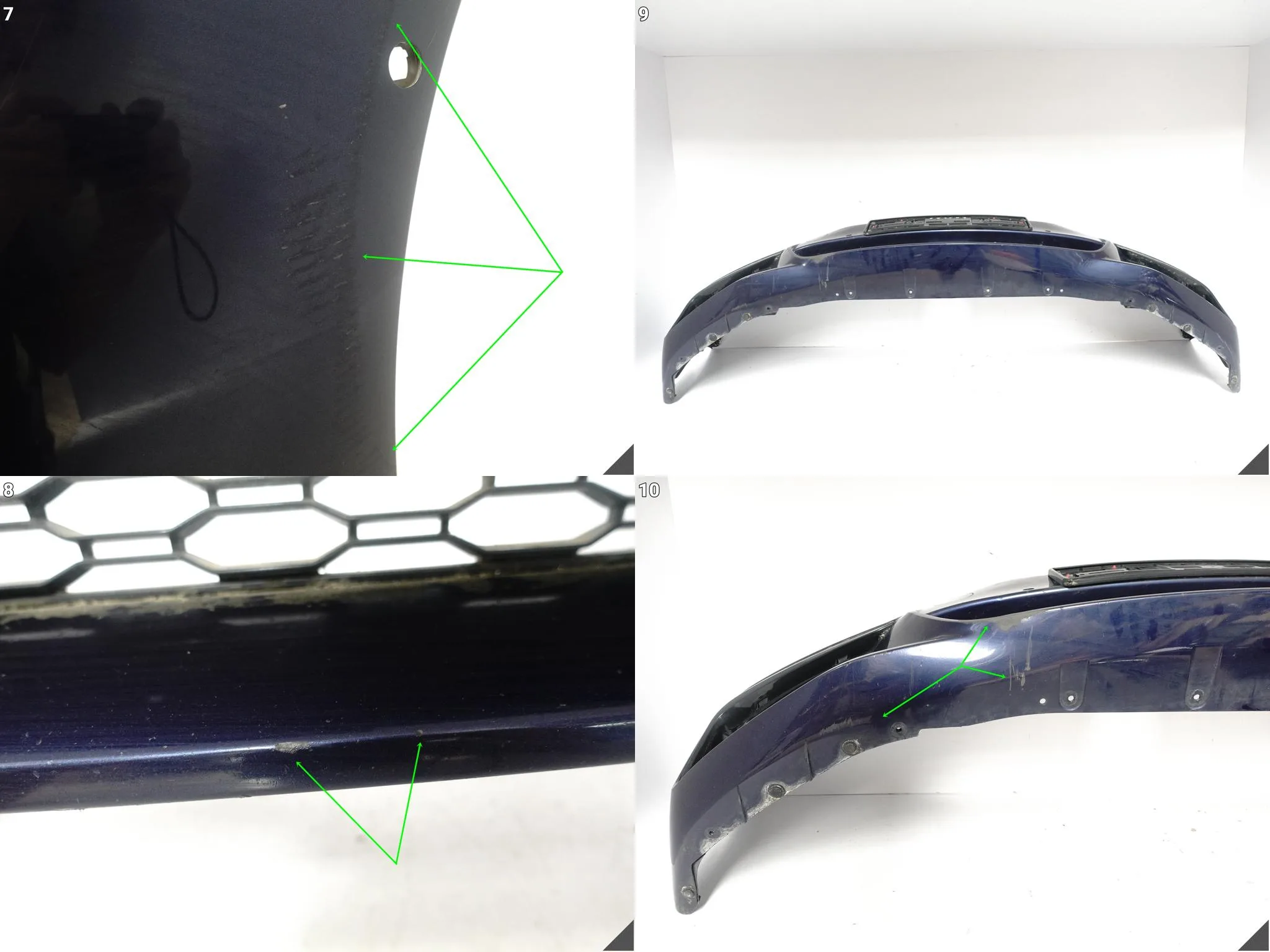 BMW 5 G30 G31 M-PAKIET MSP 17-20 ZDERZAK PRZÓD + KRATKI + LED 6xPDC C10 0485d64833abb4d9fa66a04b3cad5b86