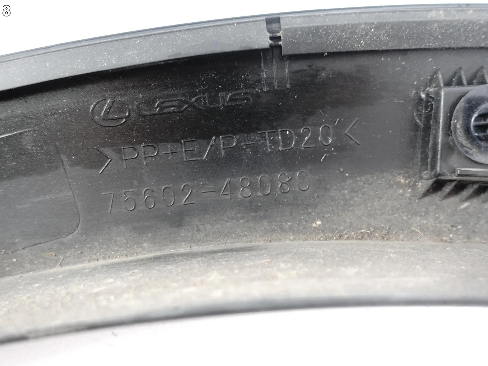 LEXUS RX V 5 RX450 RX350 ALA10 ALH10 22- LISTWA NAKŁADKA BŁOTNIK PRZÓD LEWA a3467af114229cf92fa8e1a32bd88d45
