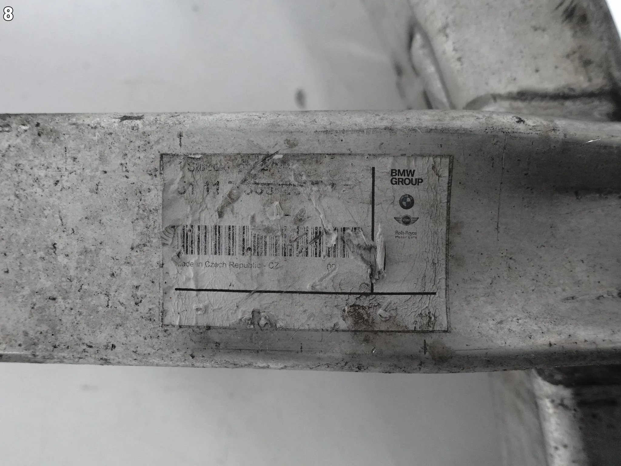 BMW 5 M5 F90 G30 G31 LIFT LCI 16-23 BELKA WSPORNIK W ZDERZAK PRZÓD 43f71dd26bf07797d75e09cd4dc6c688