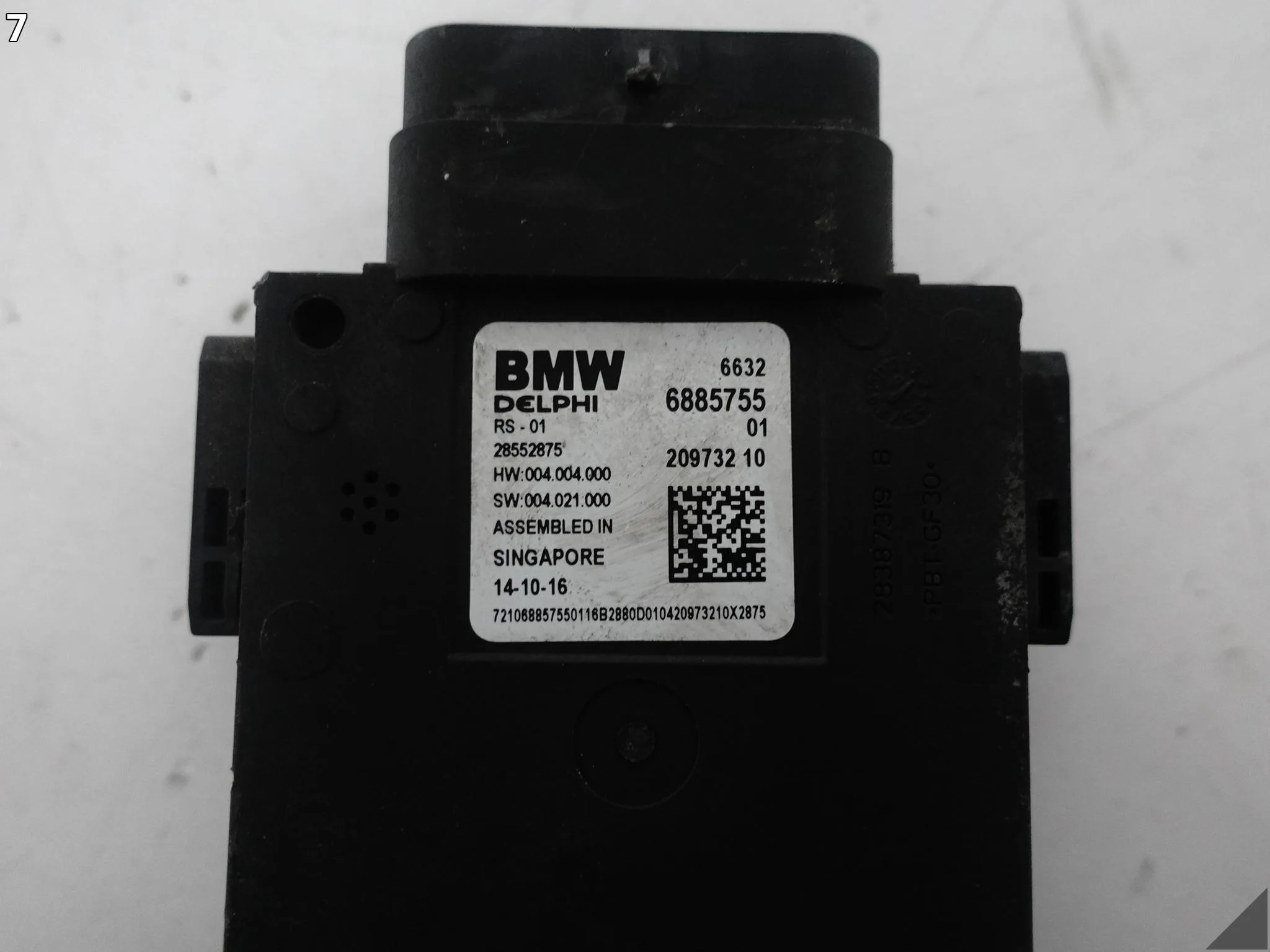 BMW 5 G31 G32 M5 F90 7 G11 G12 X3 G01 X4 G02 MODUŁ RADAR CZUJNIK PASA RUCHU dc762fc7c766d96aa6a550c04f67591b