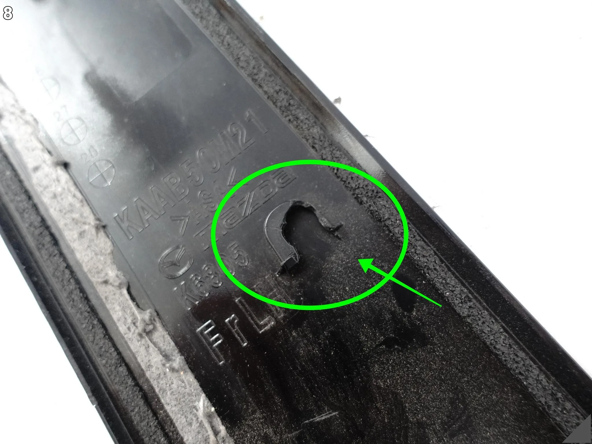 MAZDA CX-60 CX60 22- LISTWA OSŁONA SŁUPKA B OBUDOWA DRZWI LEWA PRZÓD 4b46cf13addfaa4904132fc7720befaa