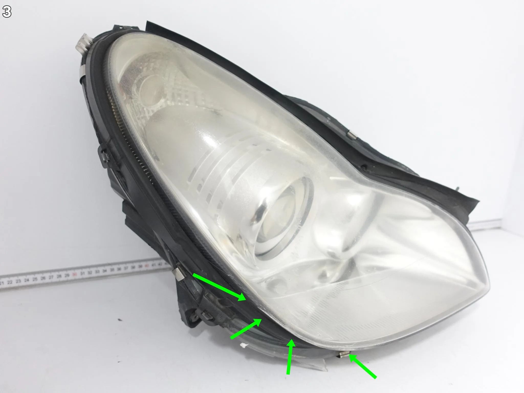 MERCEDES CLS C219 W219 04-10 XENON LAMPA PRAWA PRZÓD MODUŁY EUROPA 88aede19bf029fa196658d439a041fc5