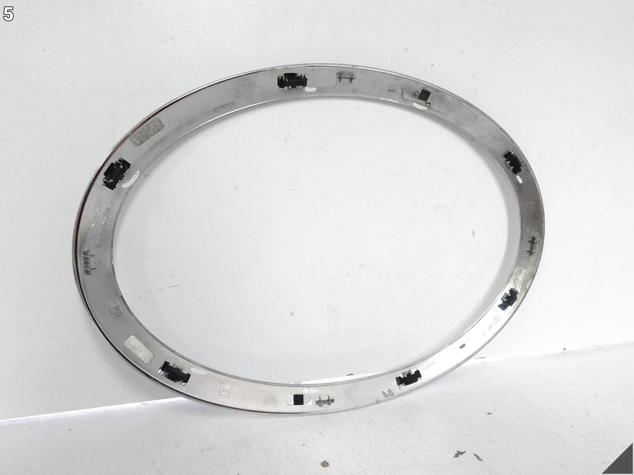 MINI COOPER F55 F56 F57 13-24 RAMKA LISTWA OSŁONA LAMPY CHROM LEWA PRZÓD 17c38d10be73ddca94459273c703ab95