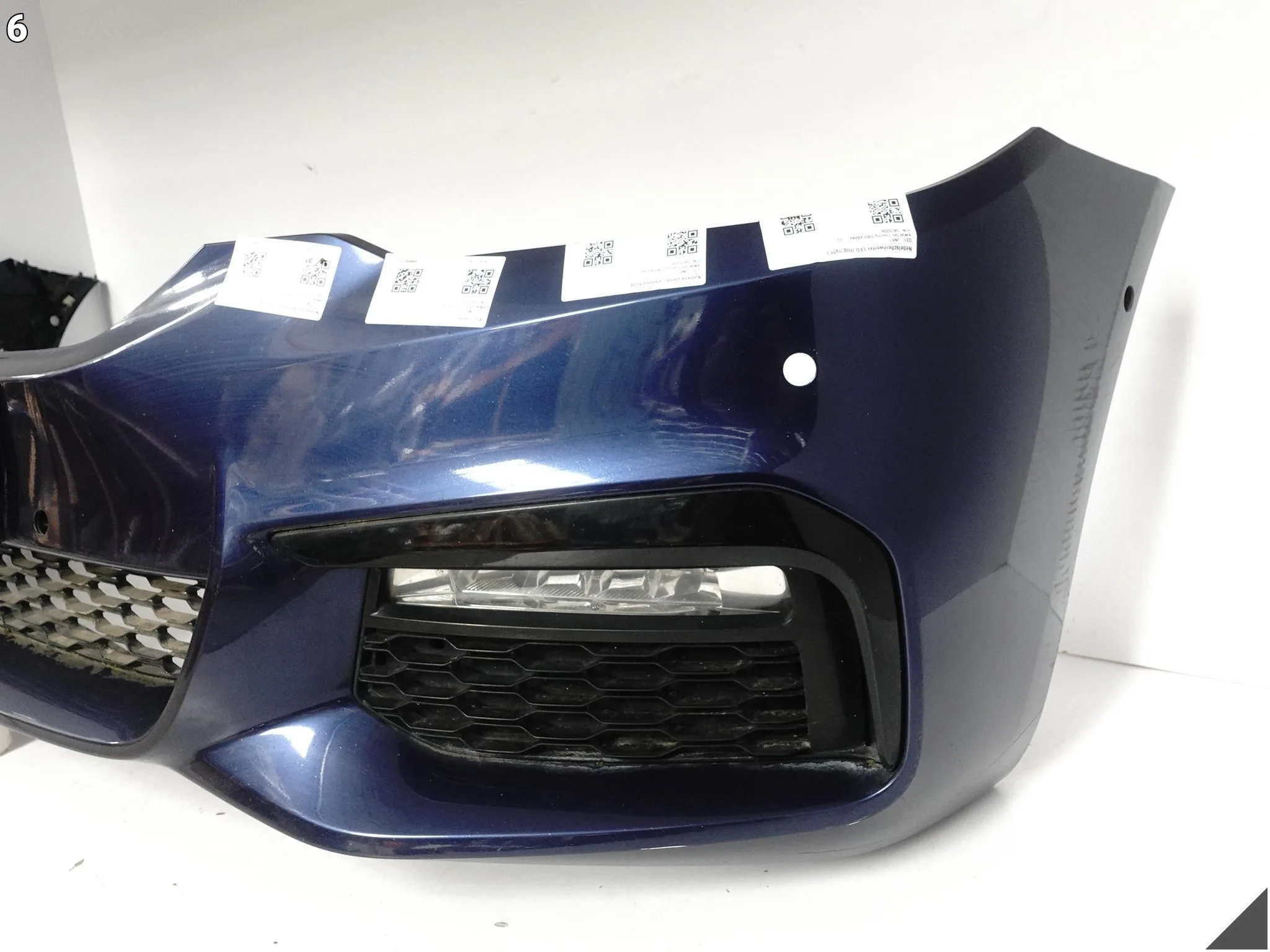 BMW 5 G30 G31 M-PAKIET MSP 17-20 ZDERZAK PRZÓD + KRATKI + LED 6xPDC C10 aa3f2bfbc6137822732ecb01651ec985