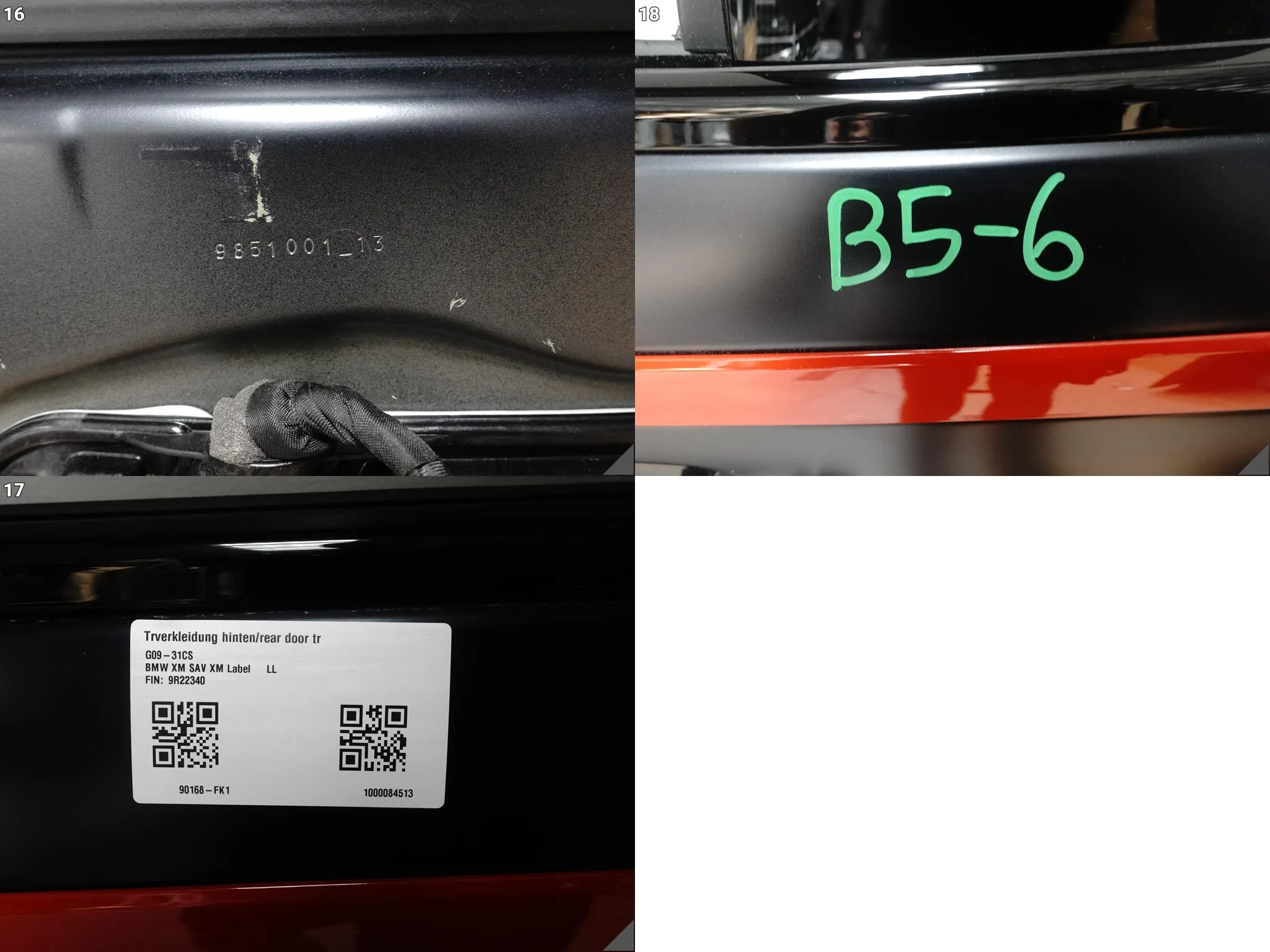 BMW XM G09 XM Label Red 23- DRZWI + SZYBA LISTWY KLAMKA TYŁ LEWE P95/9 P95 9dfbb9e0c8f4296bd2b0869405d742e0