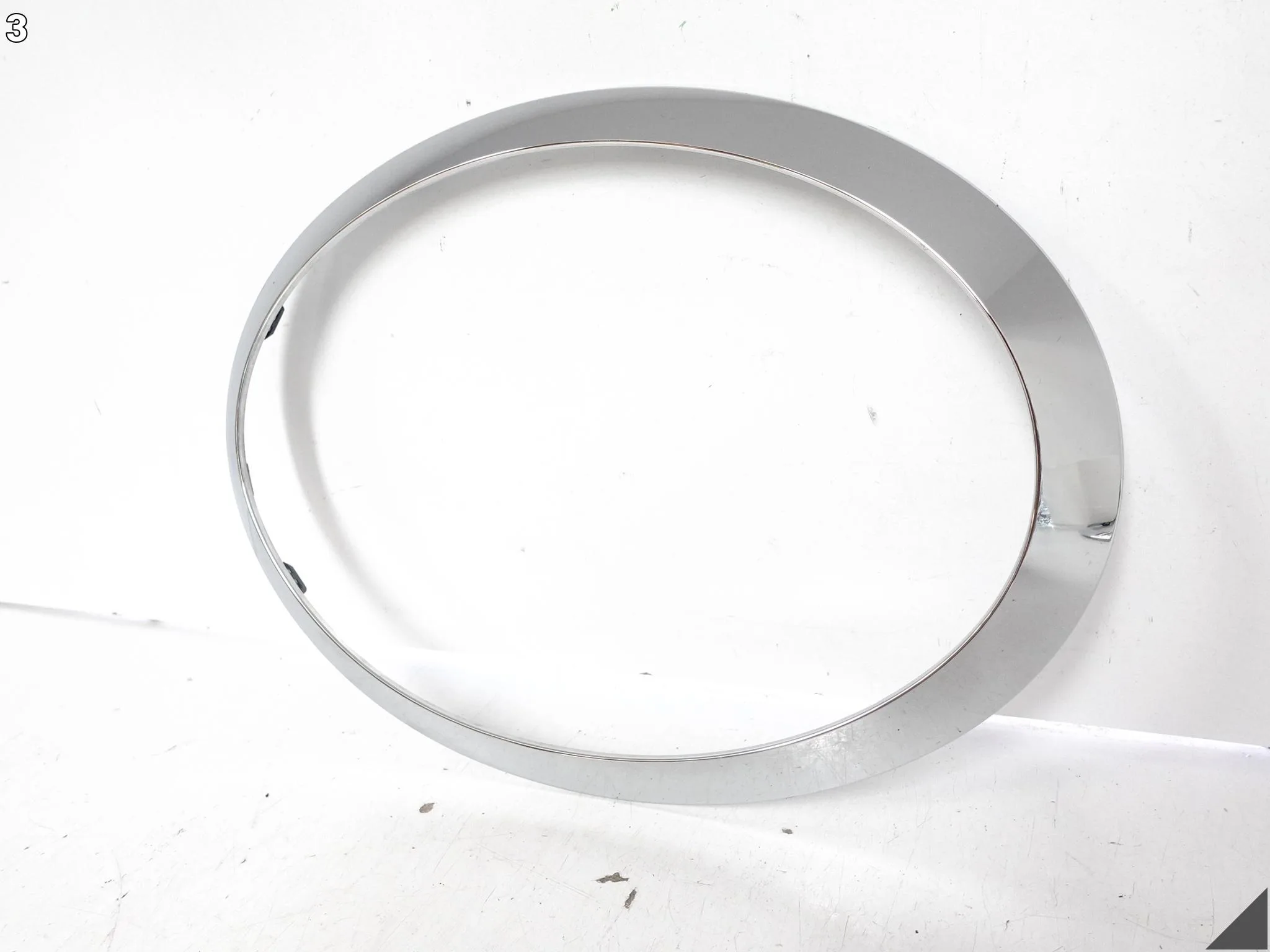 MINI COOPER F55 F56 F57 13-24 RAMKA LISTWA OSŁONA LAMPY CHROM LEWA PRZÓD 7017c6c8eb2368fcaab33c035861356a