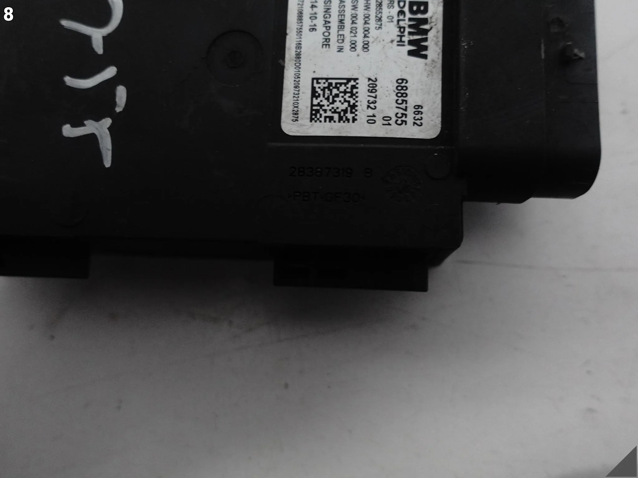 BMW 5 G31 G32 M5 F90 7 G11 G12 X3 G01 X4 G02 MODUŁ RADAR CZUJNIK PASA RUCHU fe3752570bd9581a680326a4bcf1c9d9