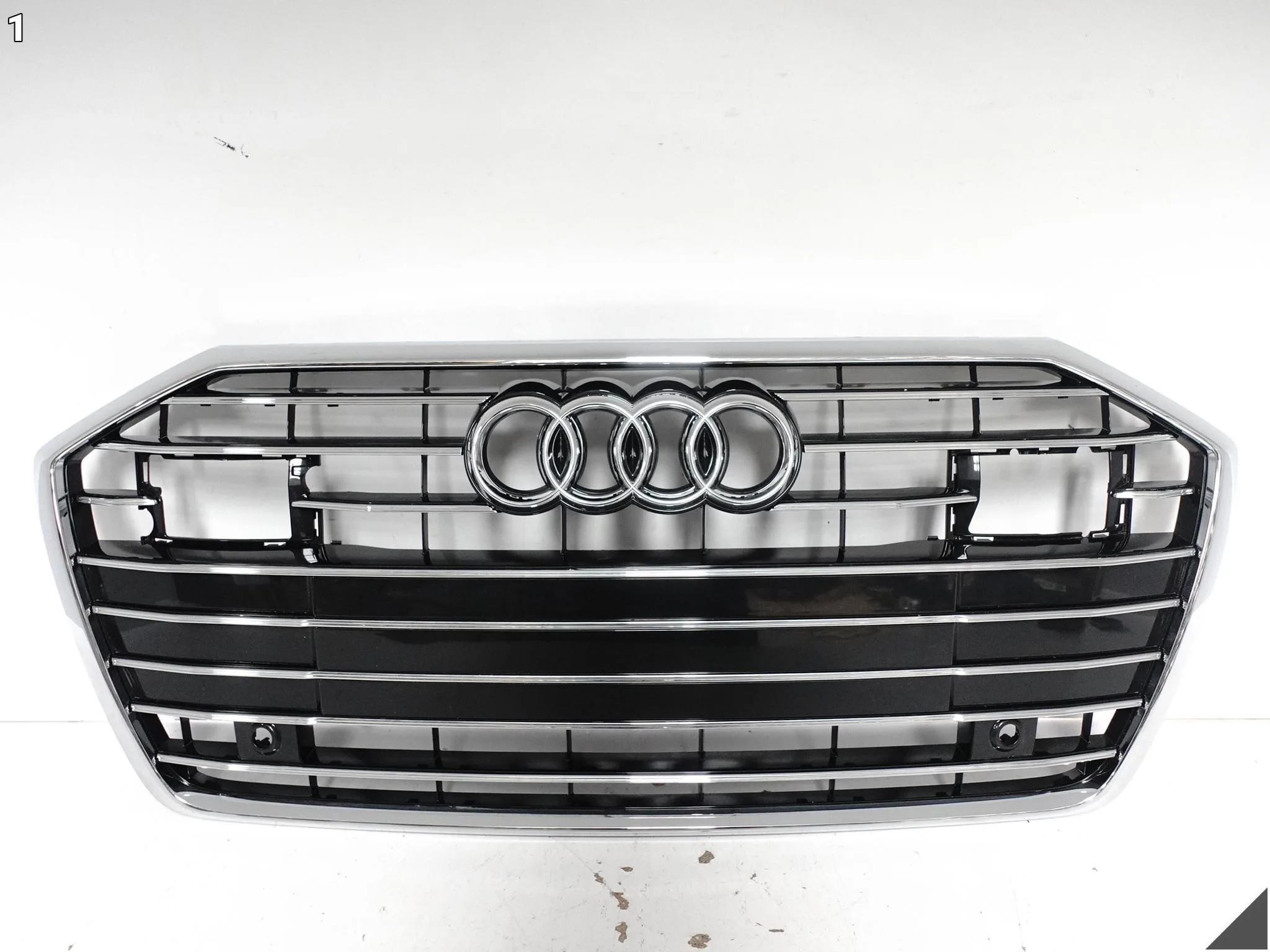 AUDI A6 S-LINE C8 4K0 18-23 GRILL ATRAPA KRATKA WLOT W ZDERZAK PRZÓD CHROM e4cca0e02ea8b3f53b3e3ce58d4f0f8a