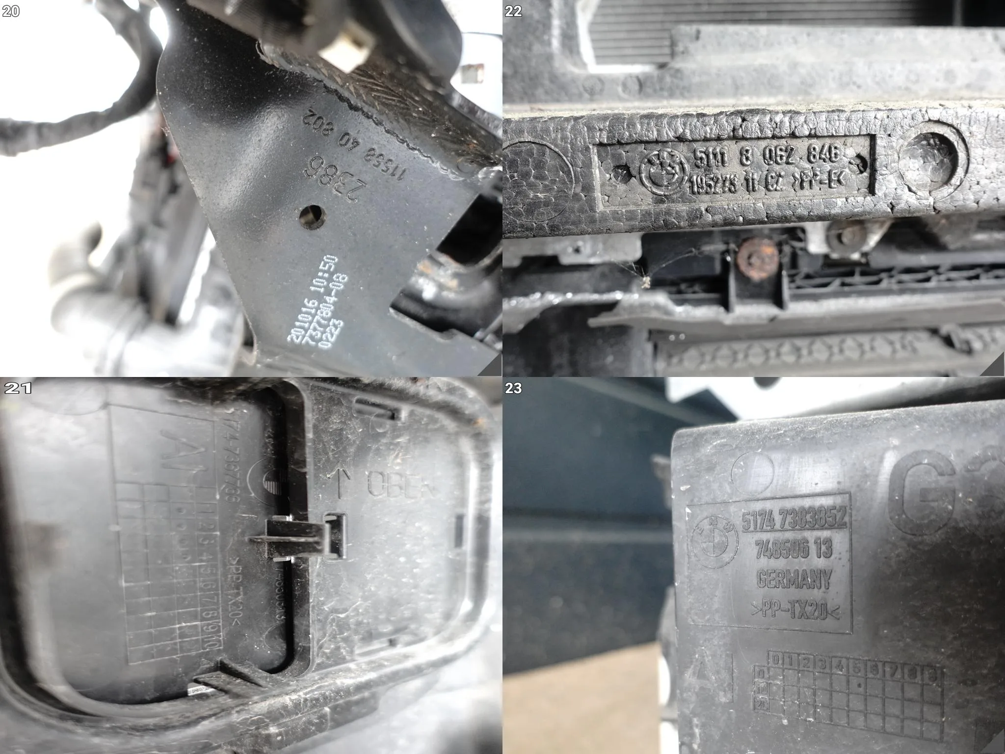 BMW 5 G30 G31 17- WZMOCNIENIE PAS CHŁODNICE WENTYLATOR 530d DEMONTAŻ 2c949dc88a7b1e147d8beeffbd35a44f
