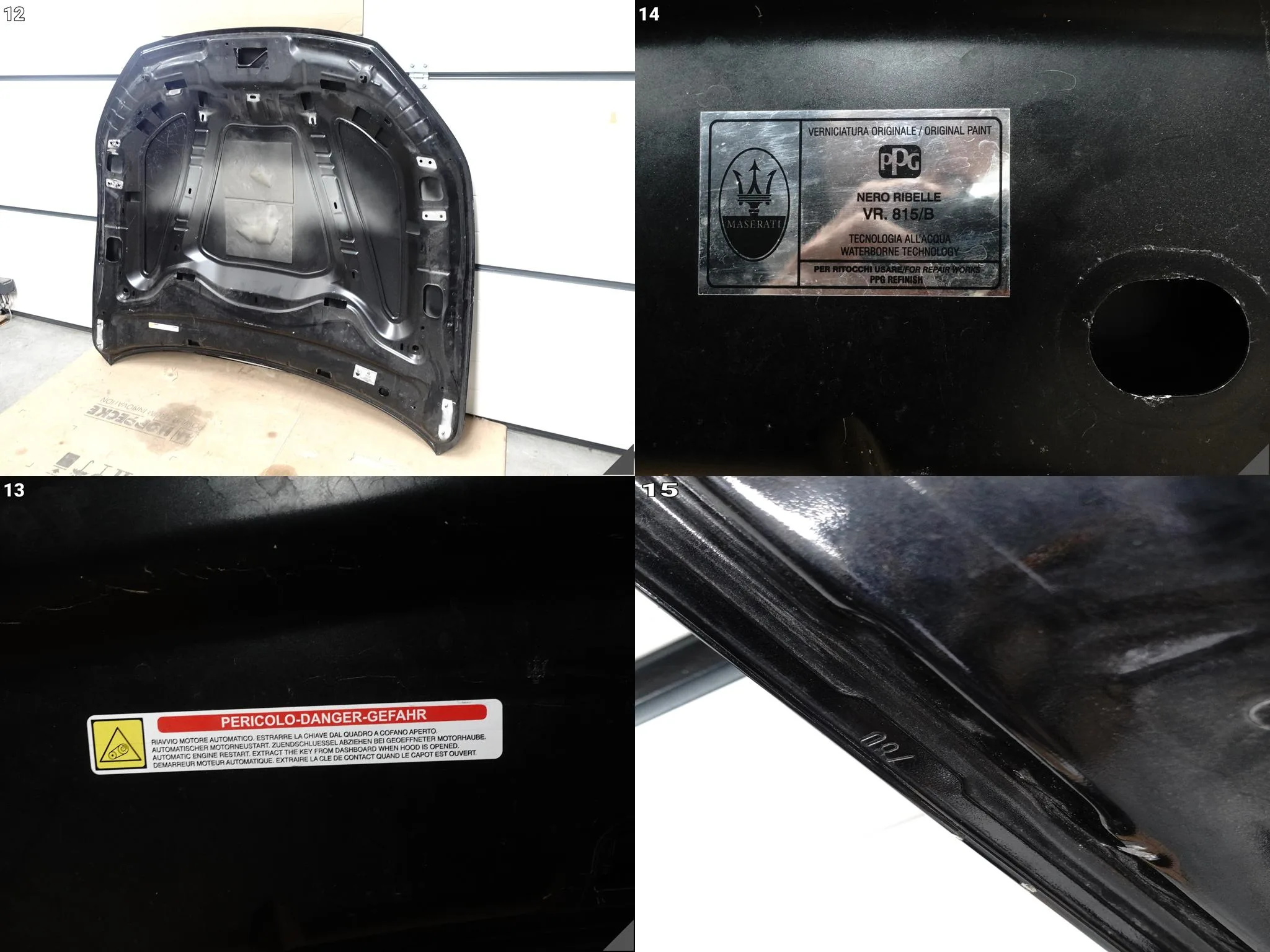 MASERATI GHIBLI M157 13-23 LIFT MASKA BONNET HOOD POKRYWA SILNIKA PRZÓD b09f58df80c4baf45b3889e15c40025f