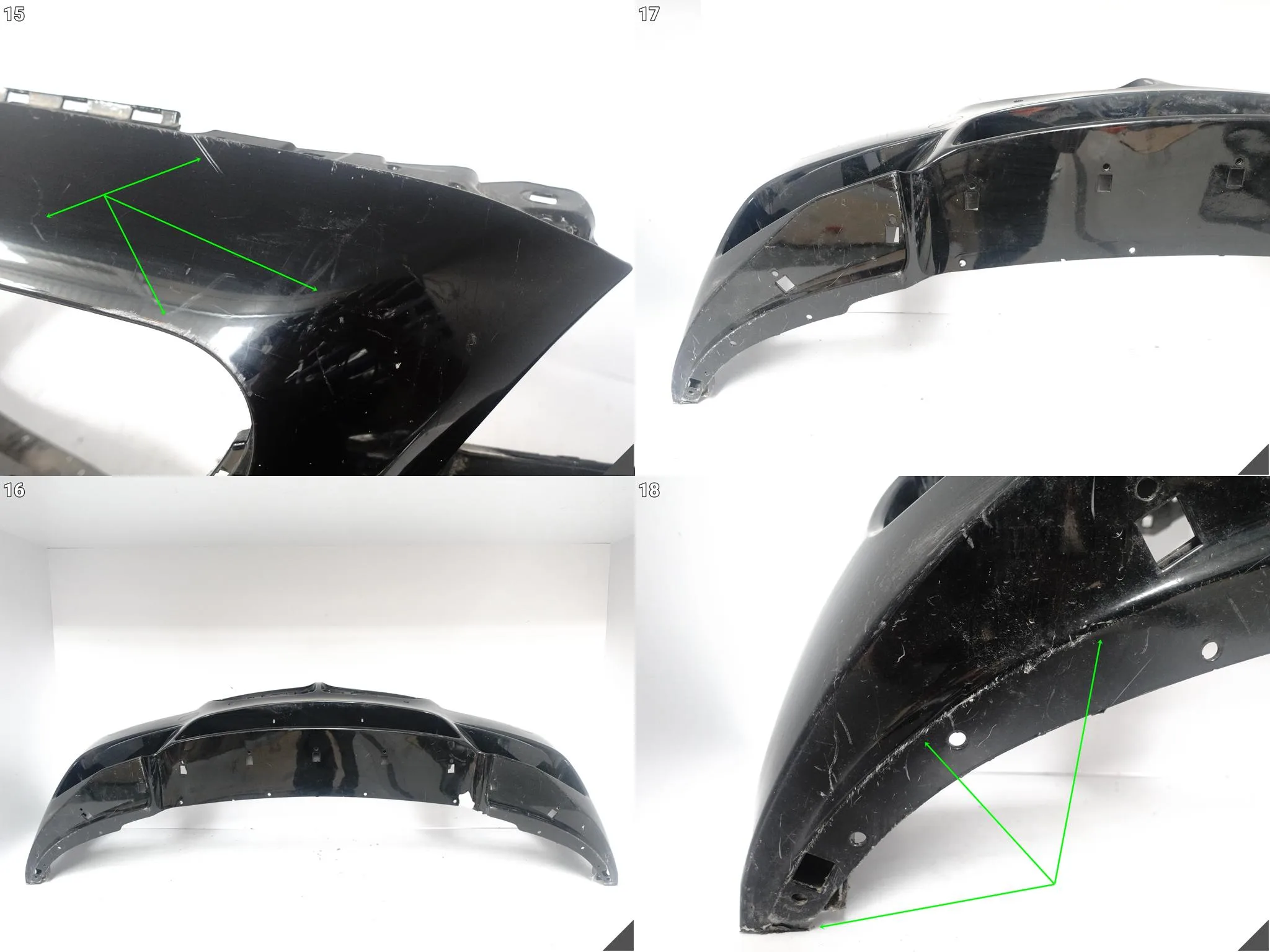 BMW M6 F13 F12 F06 M-POWER LCI 12-19 ZDERZAK PRZÓD (SPRYSKI 4xPDC KAMERY) 220555c945f510eef1a967c72207e28f